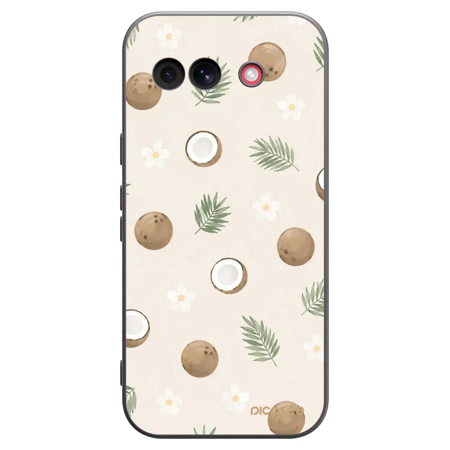 Silikonový černý obal pro Google Pixel 10a - Coconut Breeze