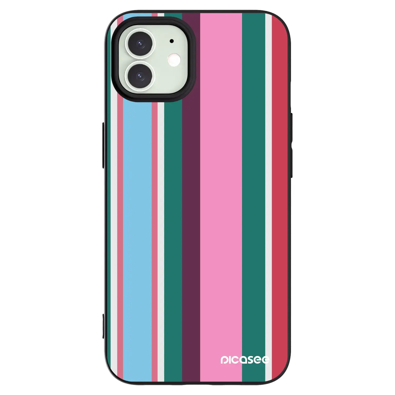 Silikonový černý obal pro Apple iPhone 12 - Cabana club
