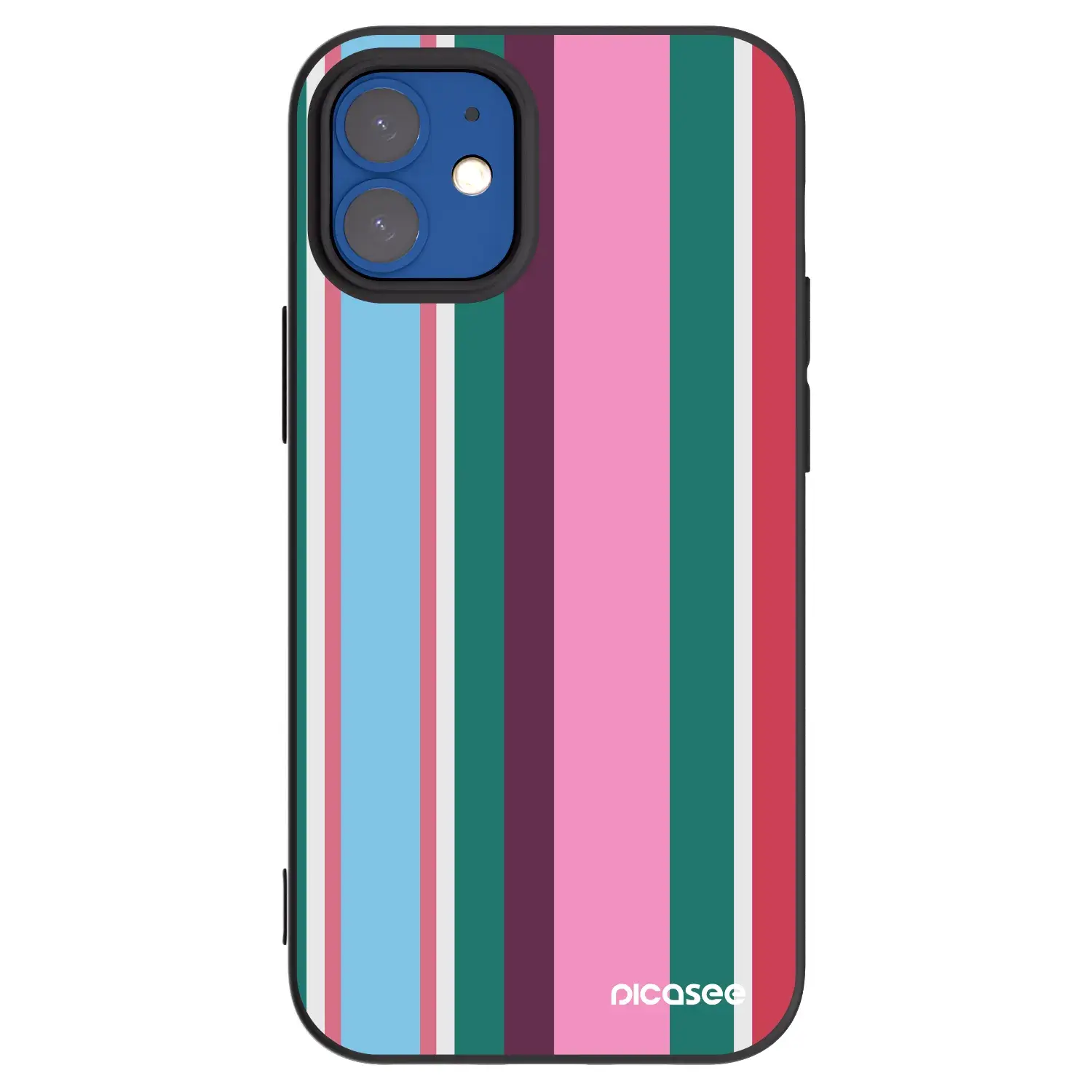 Silikonový černý obal pro Apple iPhone 12 mini - Cabana club