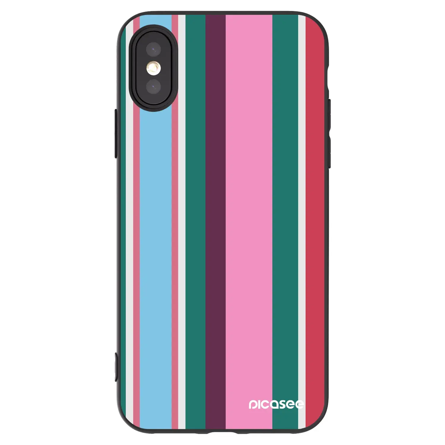 Silikonový černý obal pro Apple iPhone X/XS - Cabana club