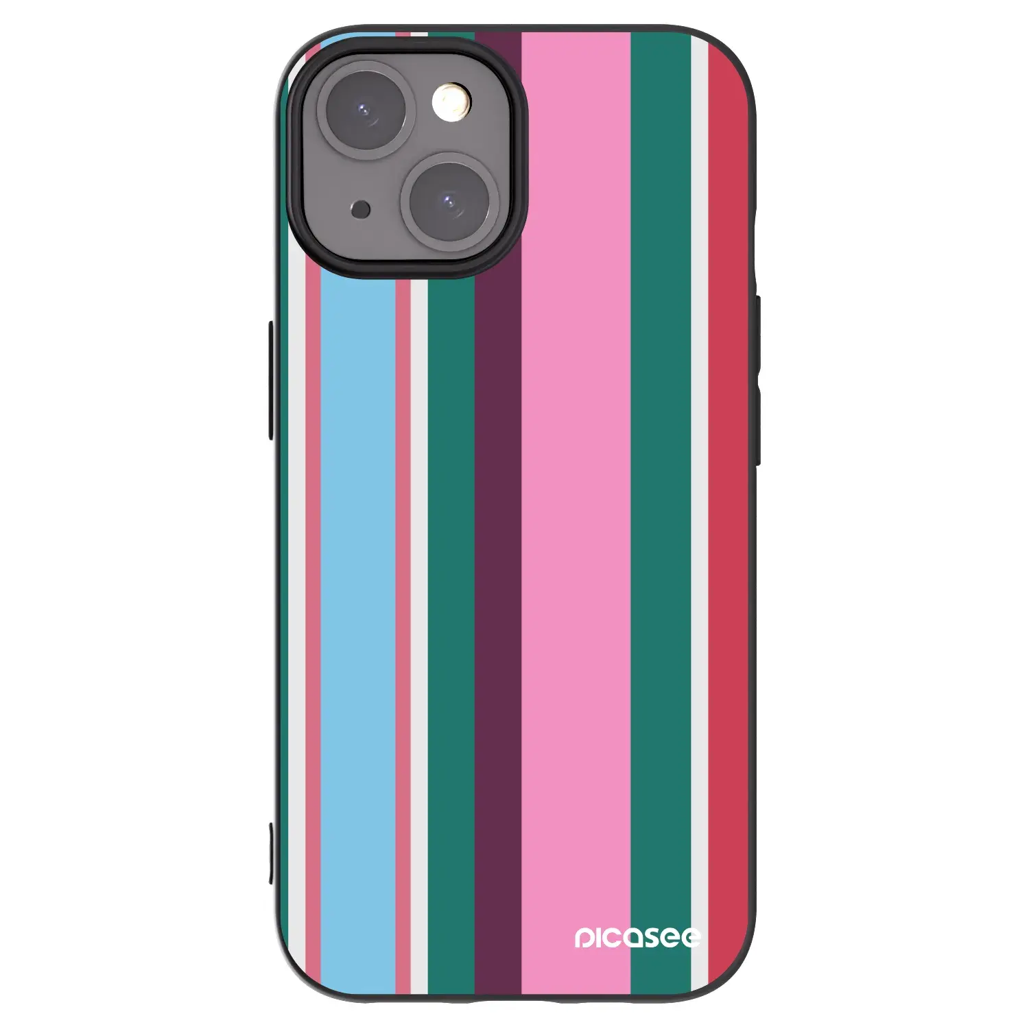 Silikonový černý obal pro Apple iPhone 15 - Cabana club