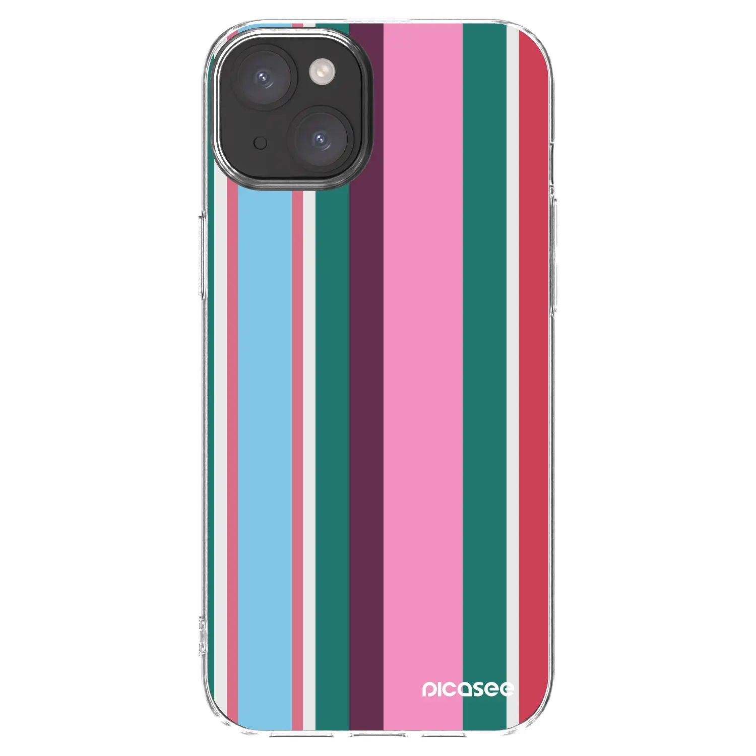 Silikonový průhledný obal pro Apple iPhone 15 Plus - Cabana club