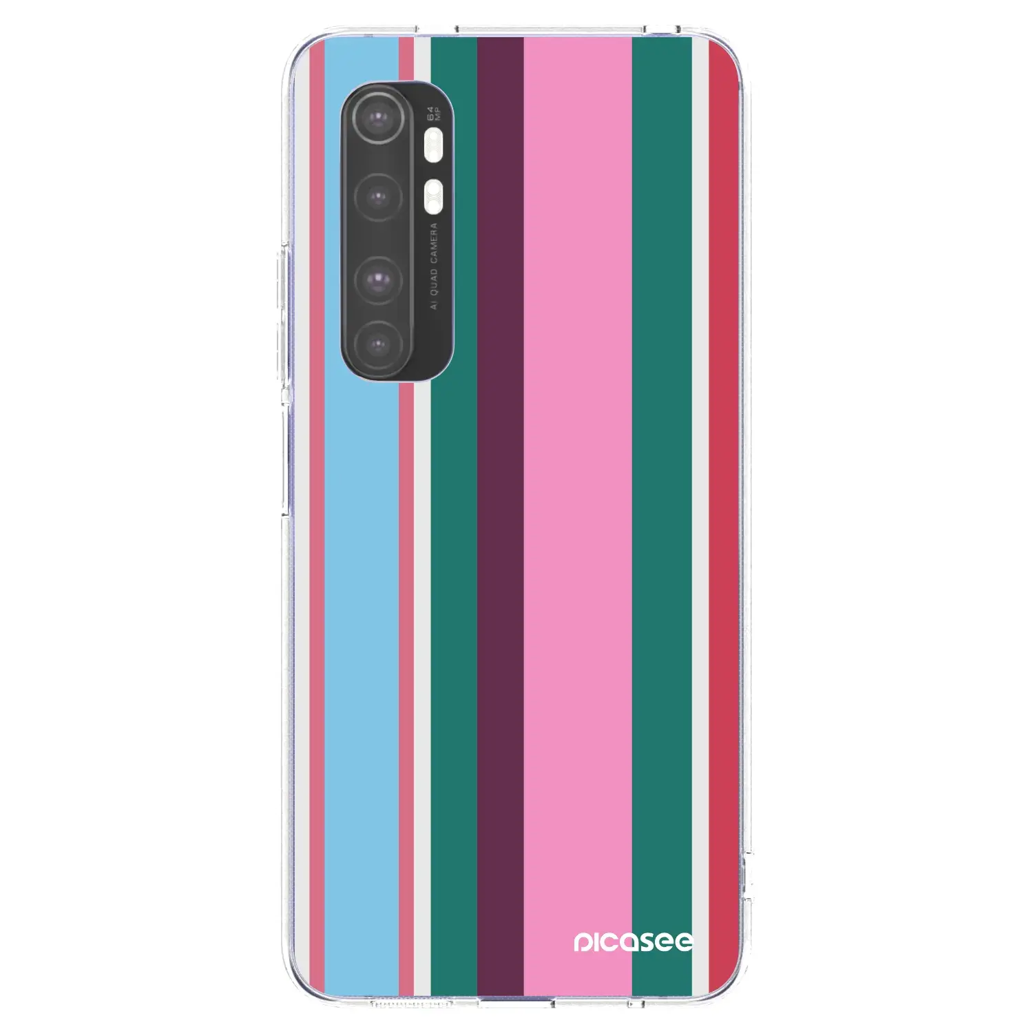 Silikonový průhledný obal pro Xiaomi Mi Note 10 Lite - Cabana club