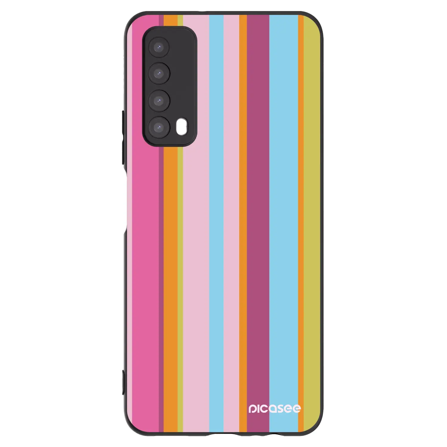 Silikonový černý obal pro Huawei P Smart 2021 - Golden hour
