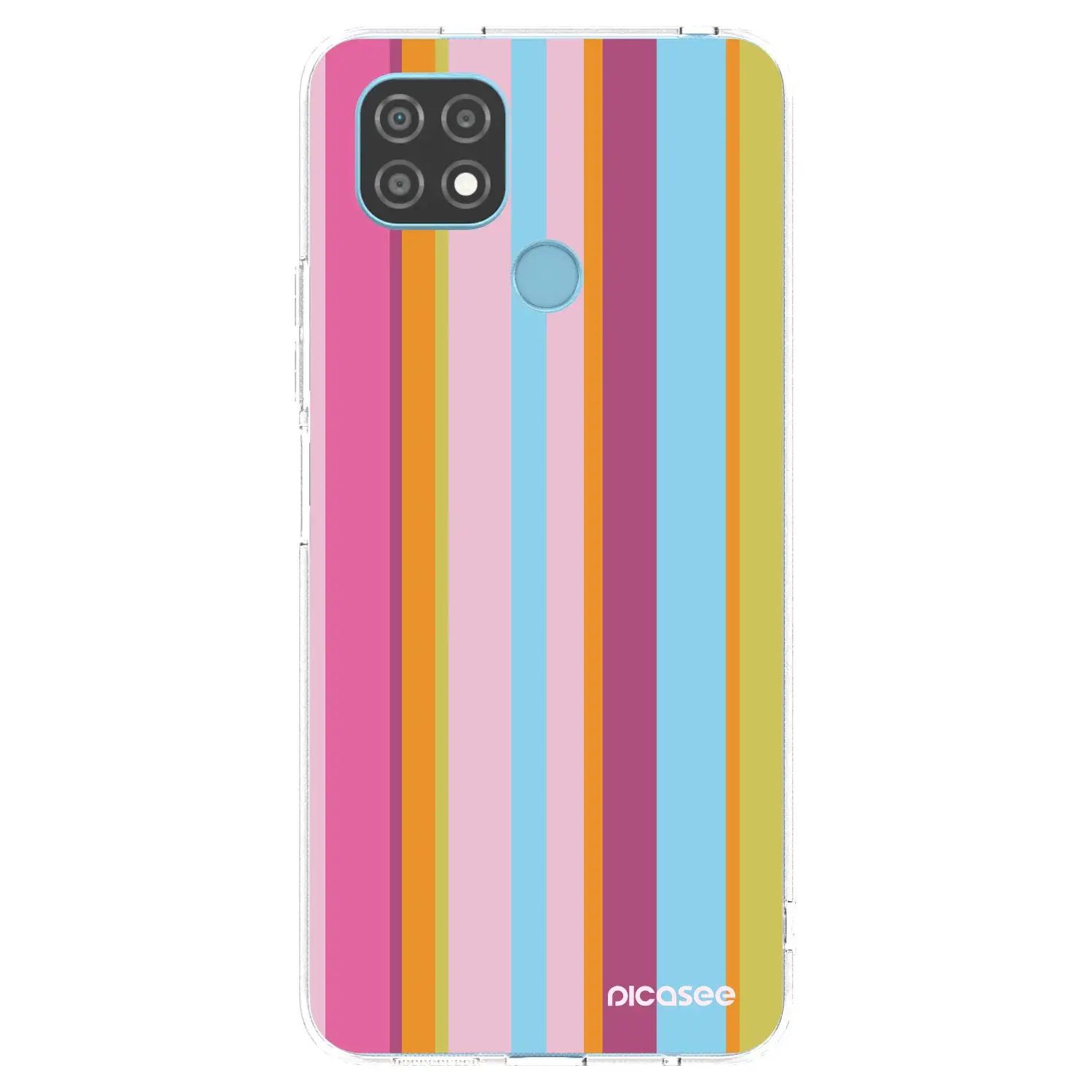 Silikonový průhledný obal pro Realme C21 - Golden hour