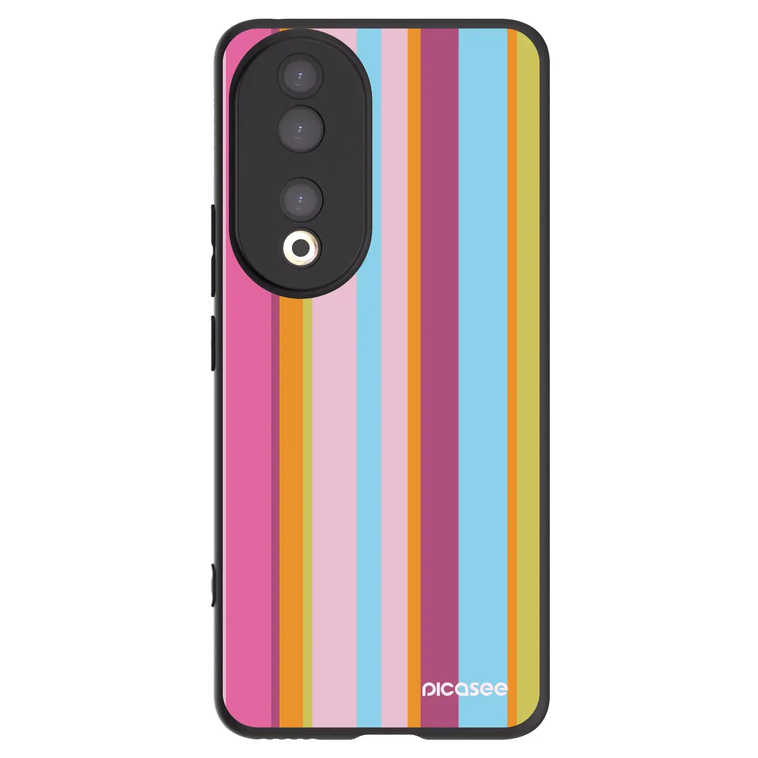Silikonový černý obal pro Honor 90 5G - Golden hour