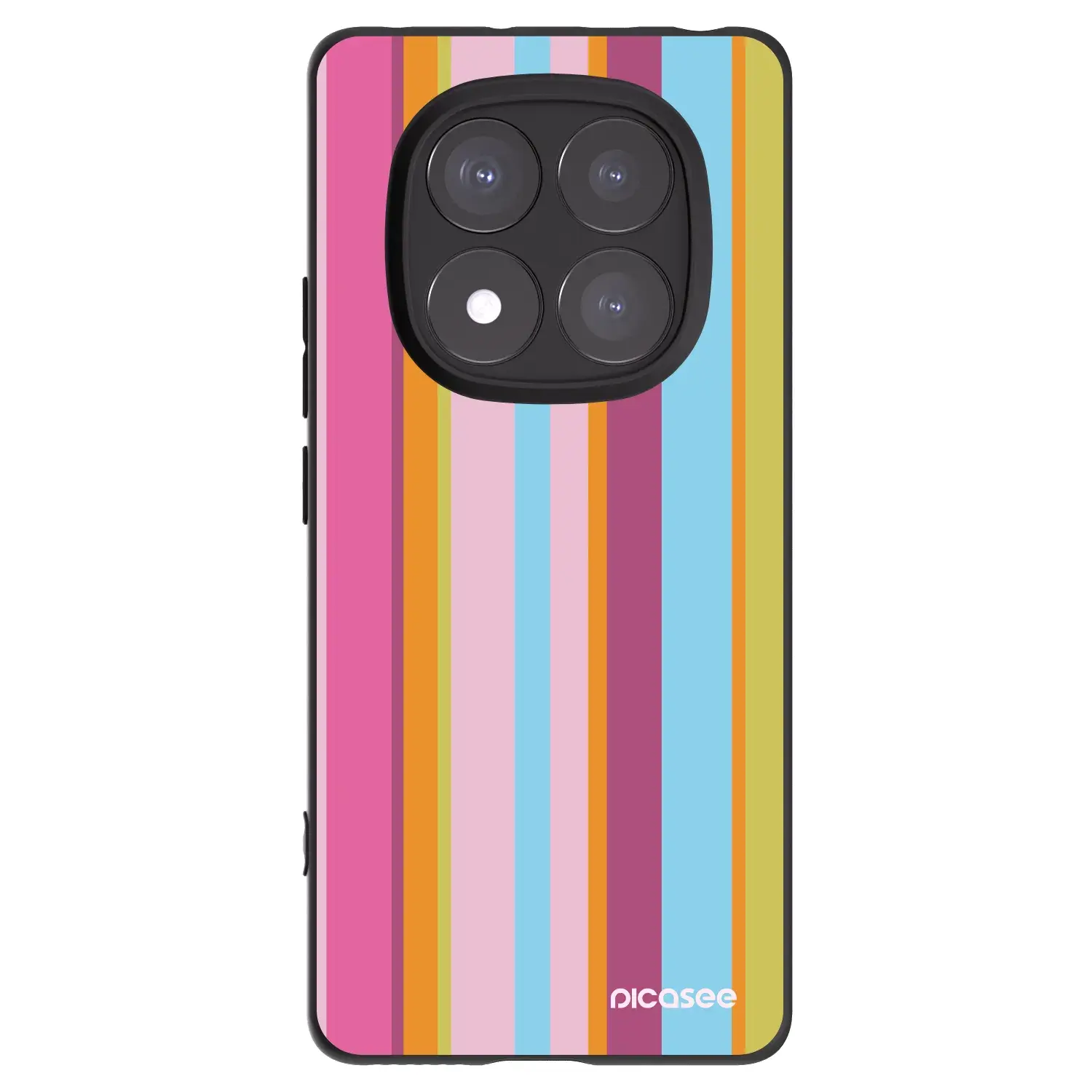 Silikonový černý obal pro Xiaomi Redmi Note 14 Pro+ 5G - Golden hour