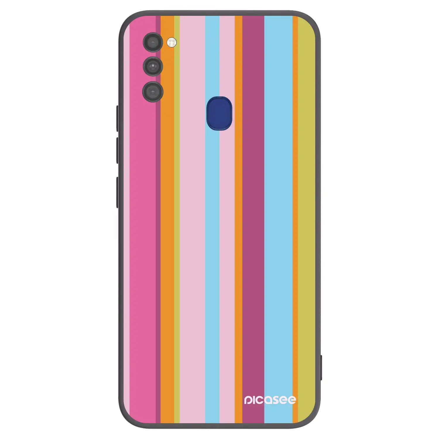 Silikonový černý obal pro Samsung Galaxy M21 M215F - Golden hour