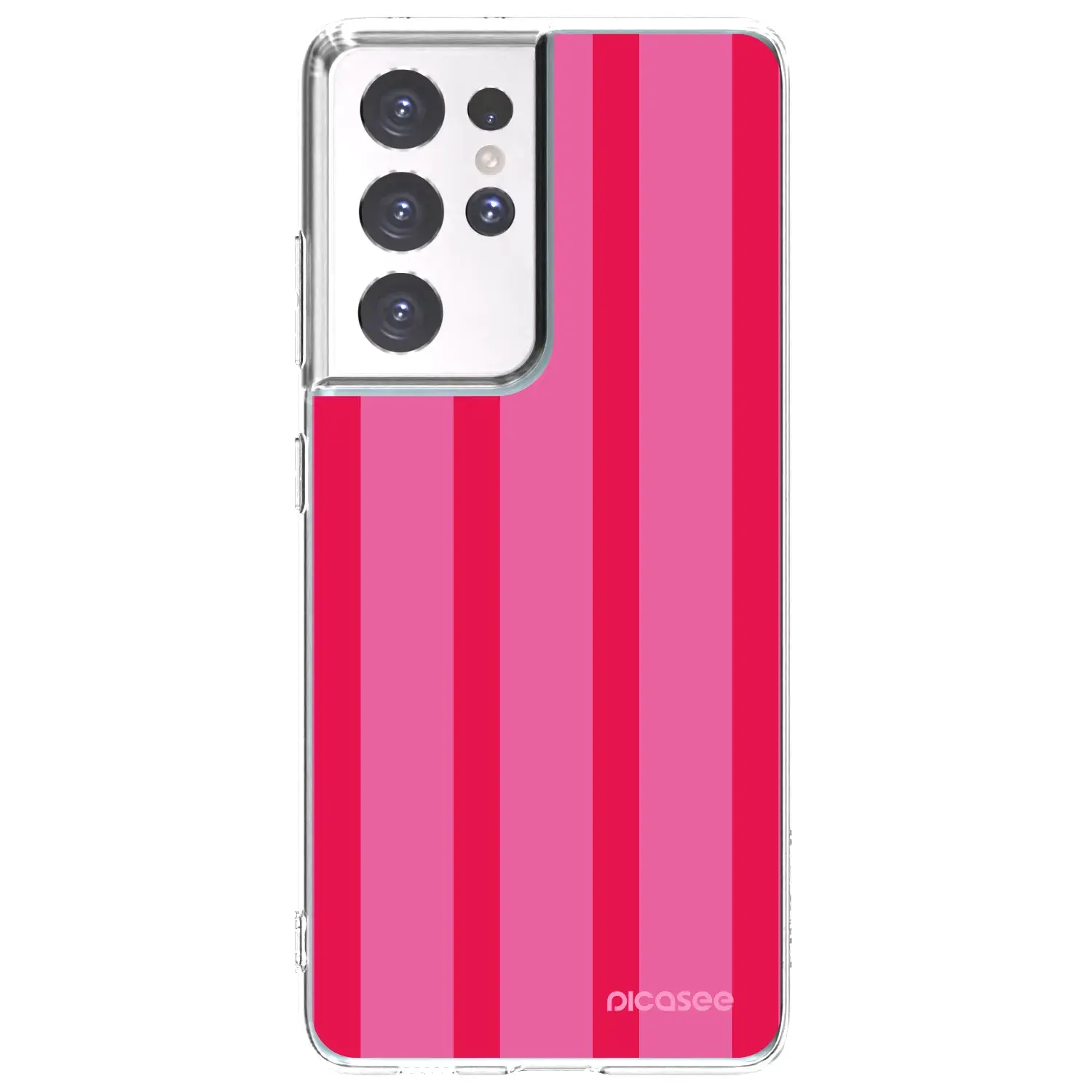 Silikonový průhledný obal pro Samsung Galaxy S21 Ultra 5G G998B - Hot tropic