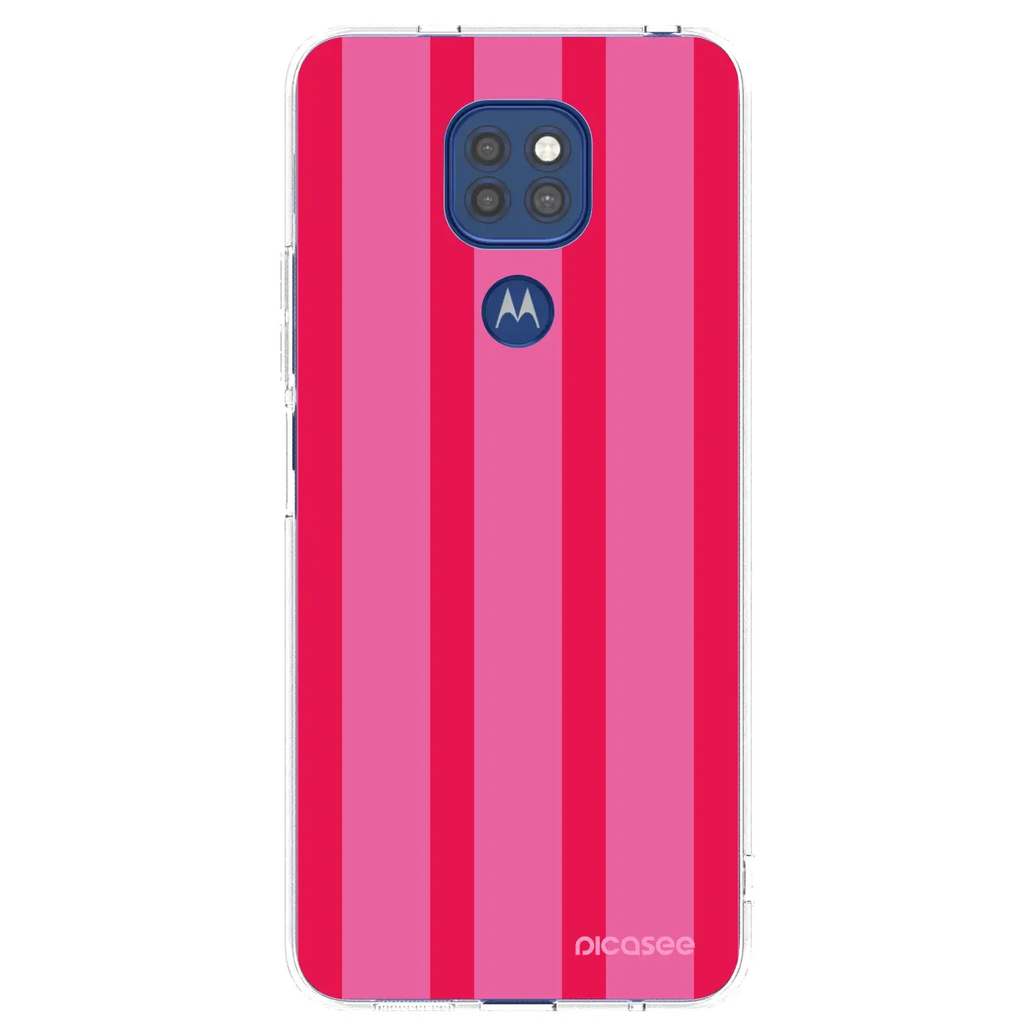 Silikonový průhledný obal pro Motorola Moto G9 Play - Hot tropic