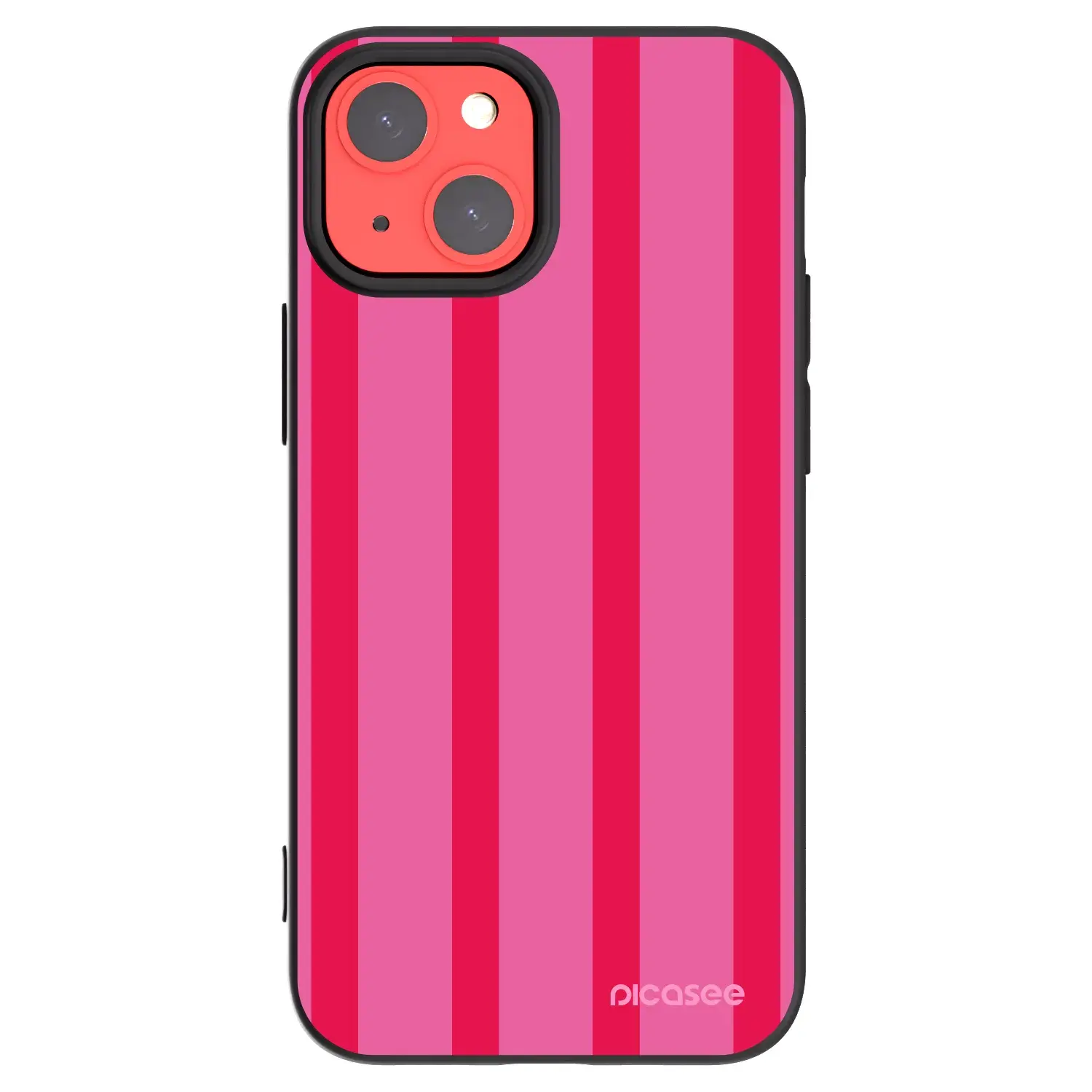 Silikonový černý obal pro Apple iPhone 13 mini - Hot tropic