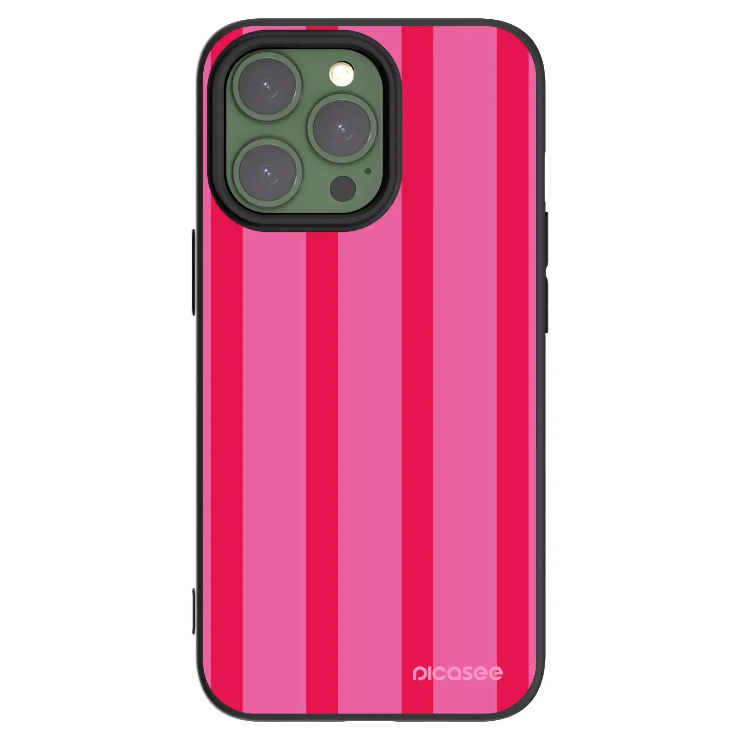 Silikonový černý obal pro Apple iPhone 13 Pro - Hot tropic