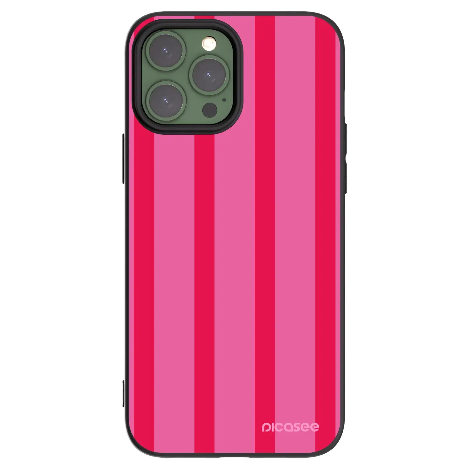 Silikonový černý obal pro Apple iPhone 13 Pro Max - Hot tropic