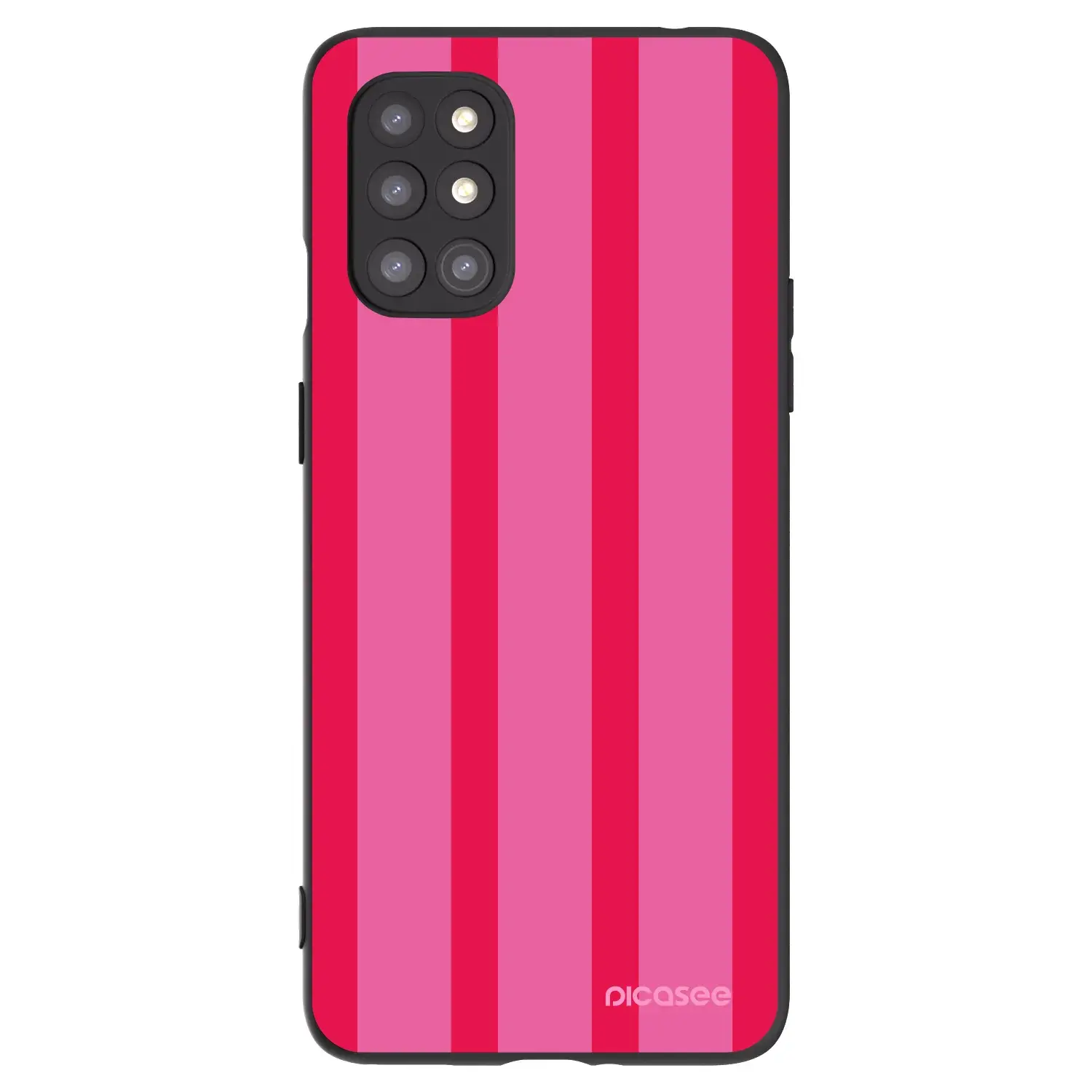 Silikonový černý obal pro OnePlus 8T - Hot tropic
