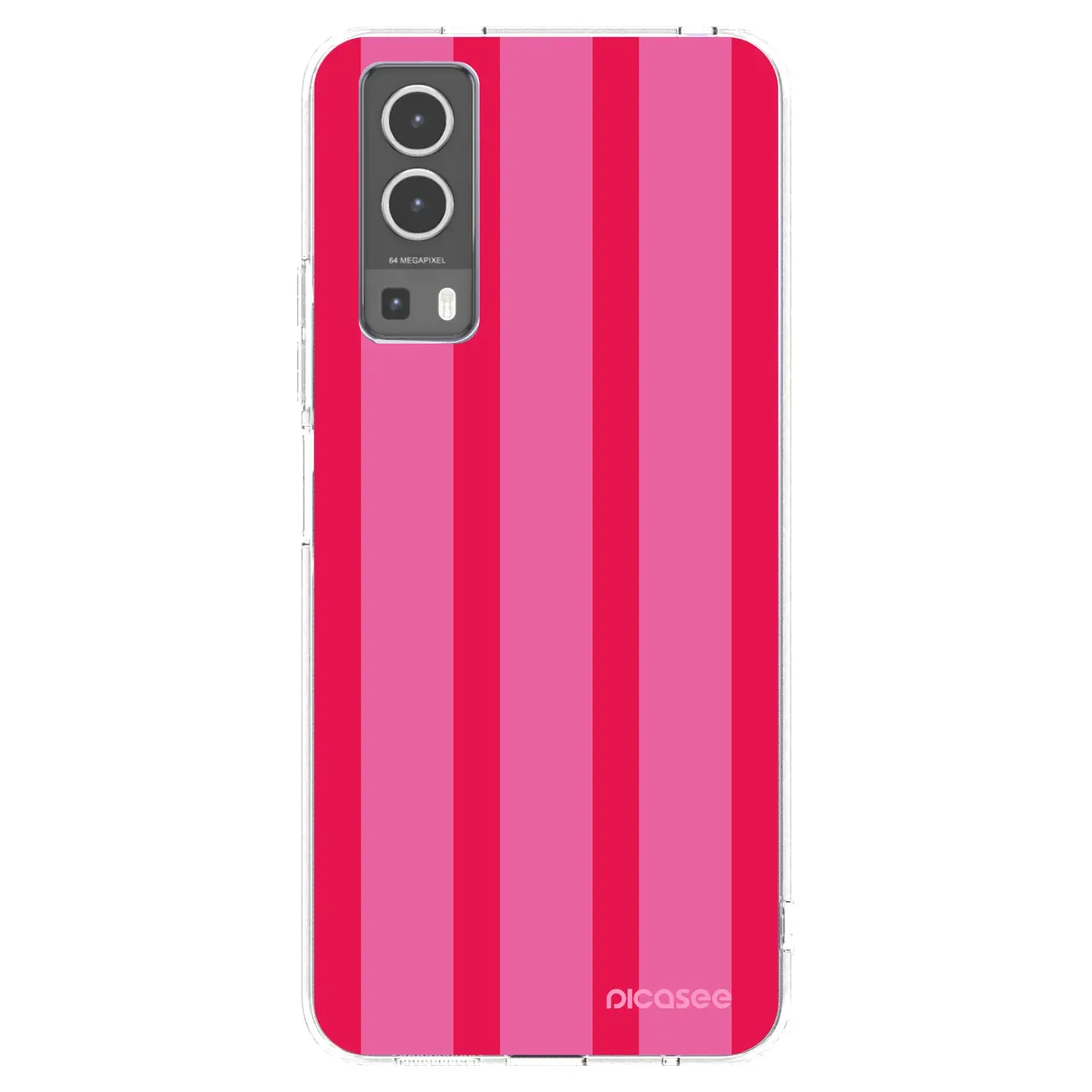 Silikonový průhledný obal pro Vivo Y72 5G - Hot tropic