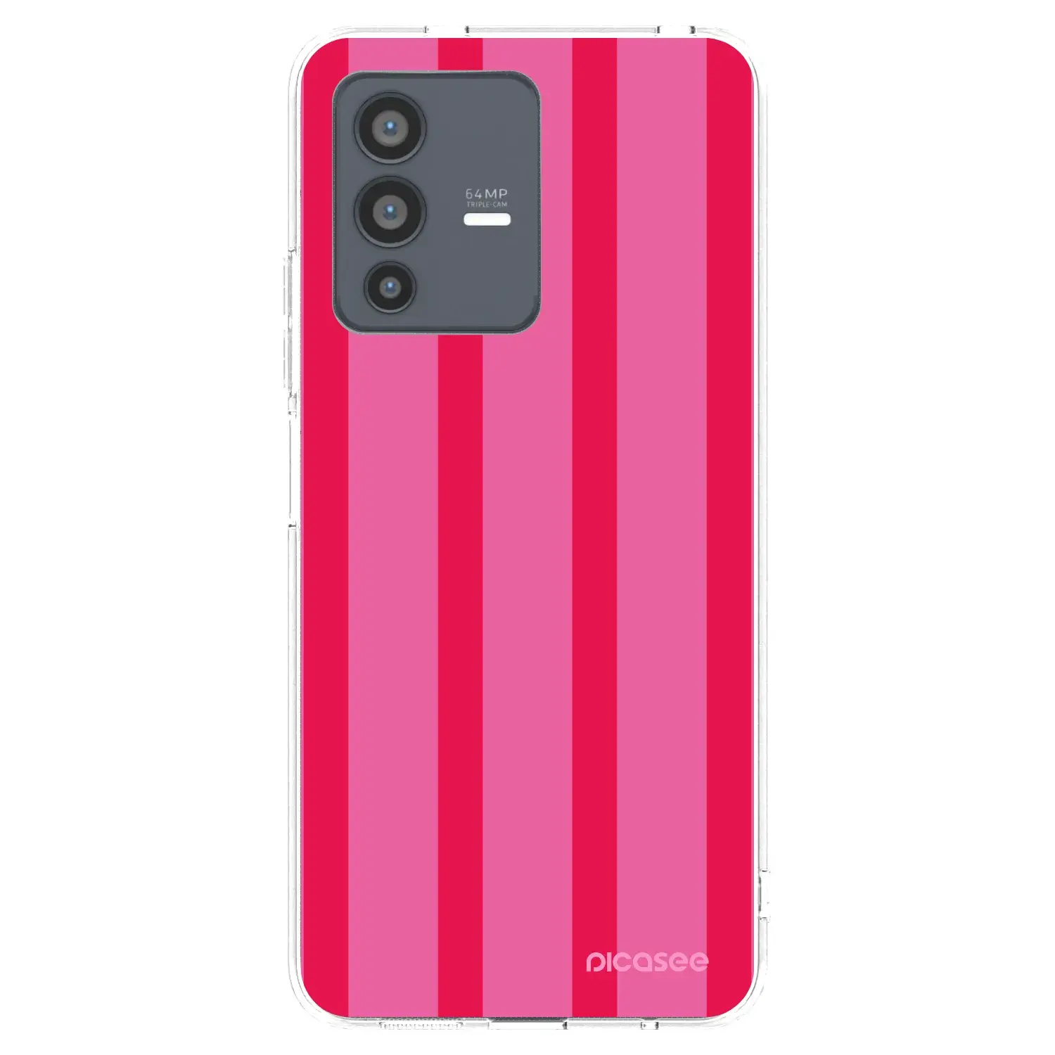 Silikonový průhledný obal pro Vivo V23 5G - Hot tropic
