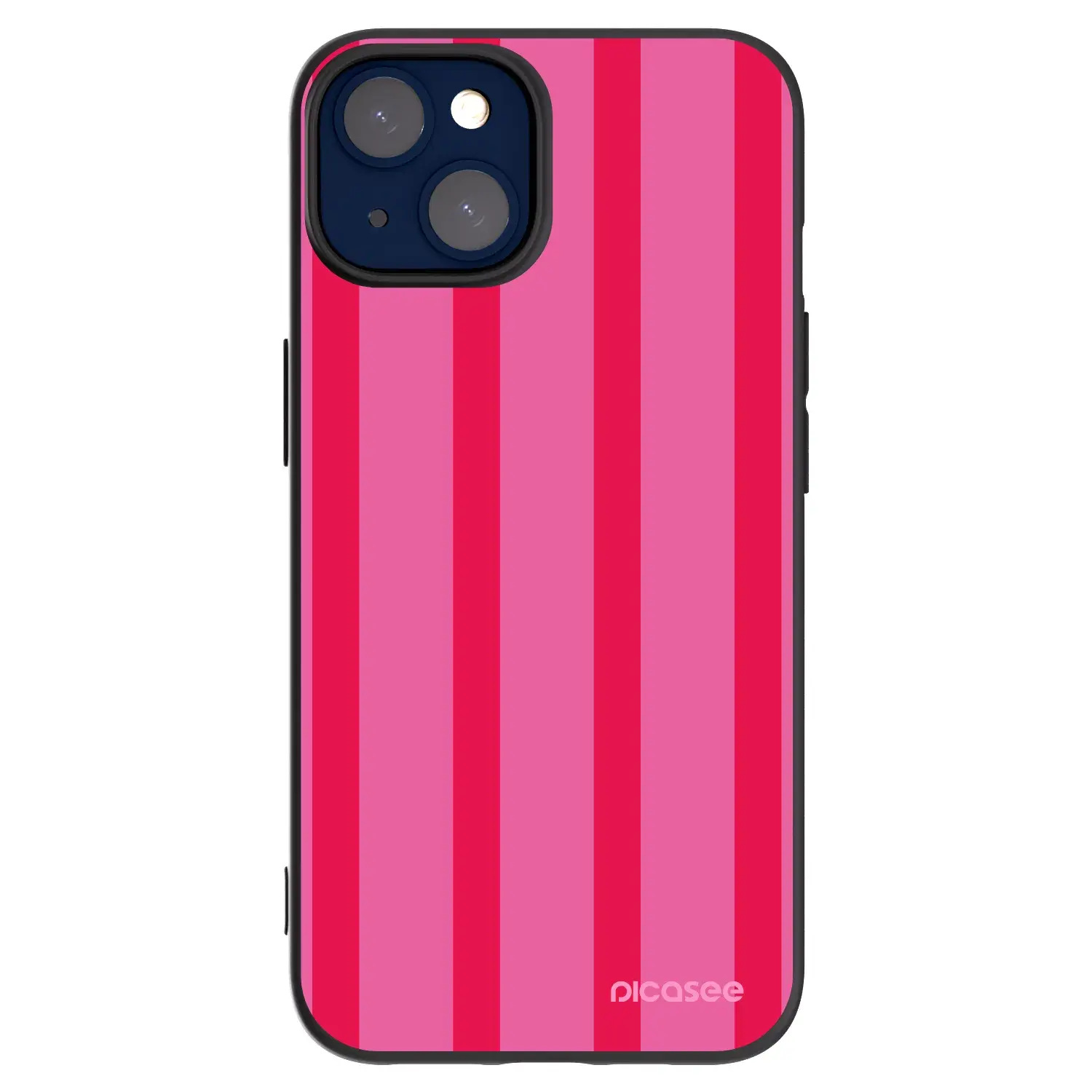 Silikonový černý obal pro Apple iPhone 14 - Hot tropic
