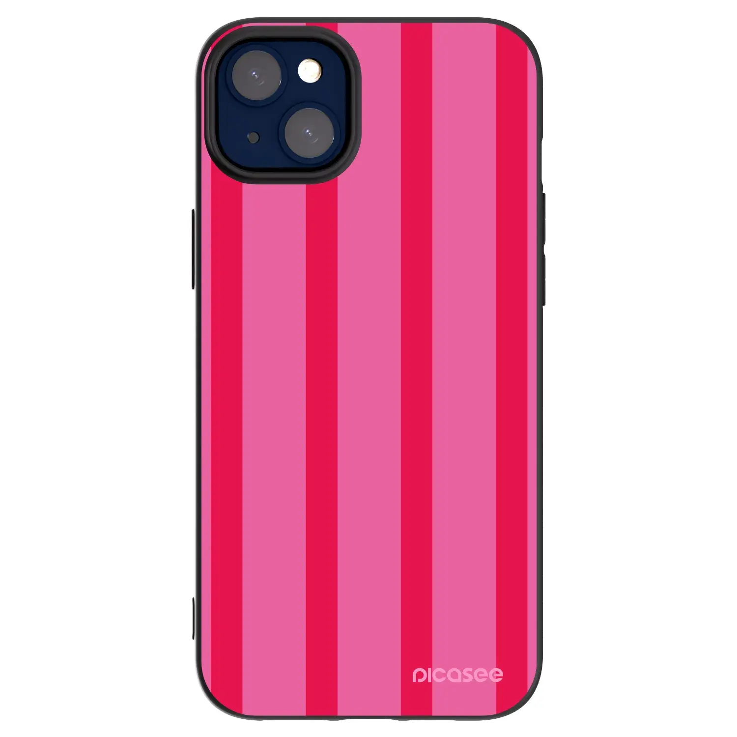 Silikonový černý obal pro Apple iPhone 14 Plus - Hot tropic