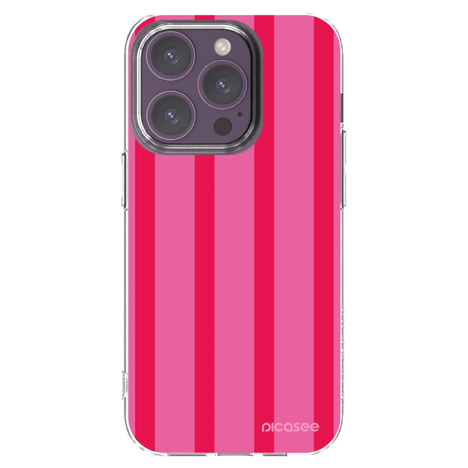 Silikonový průhledný obal pro Apple iPhone 14 Pro - Hot tropic