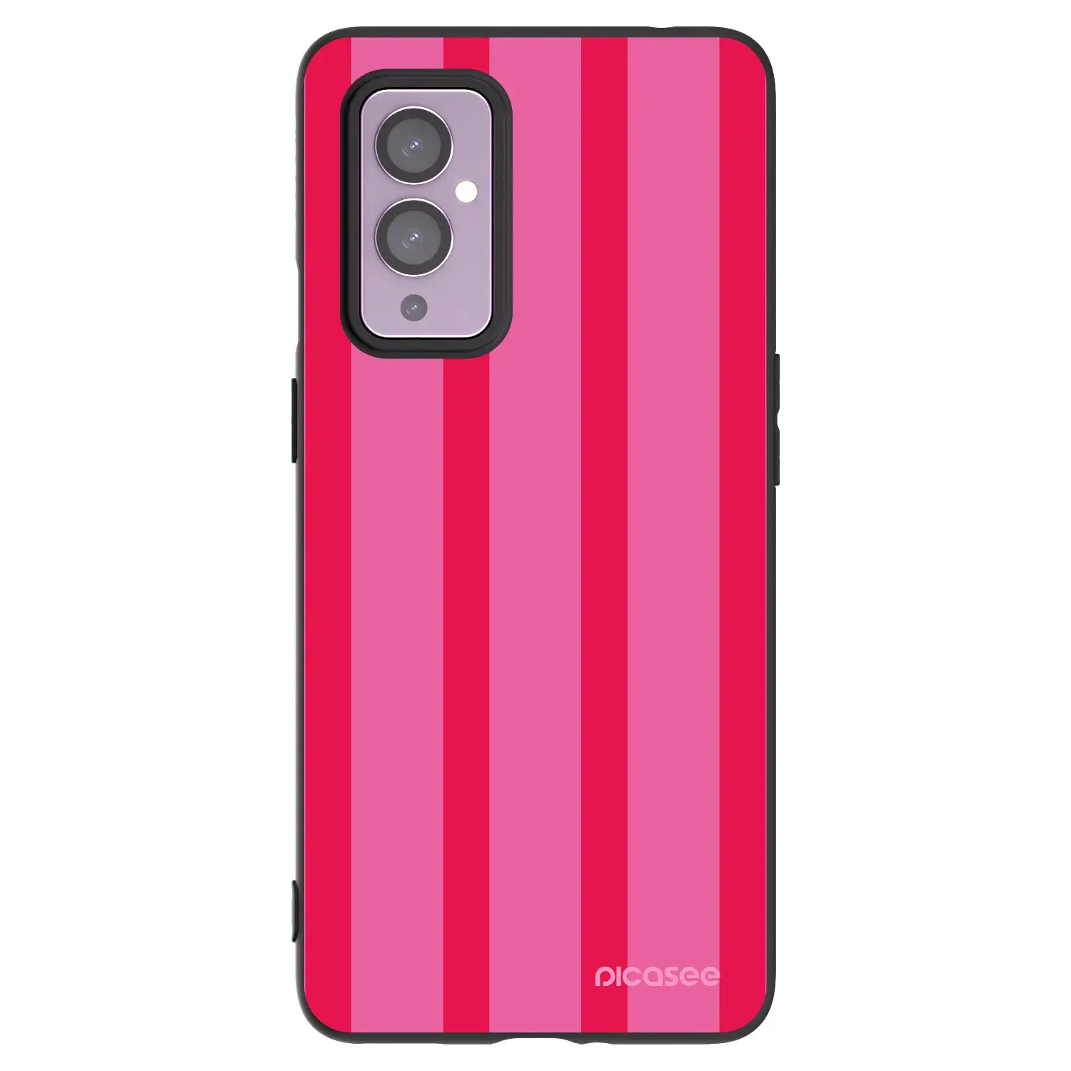 Silikonový černý obal pro OnePlus 9 - Hot tropic