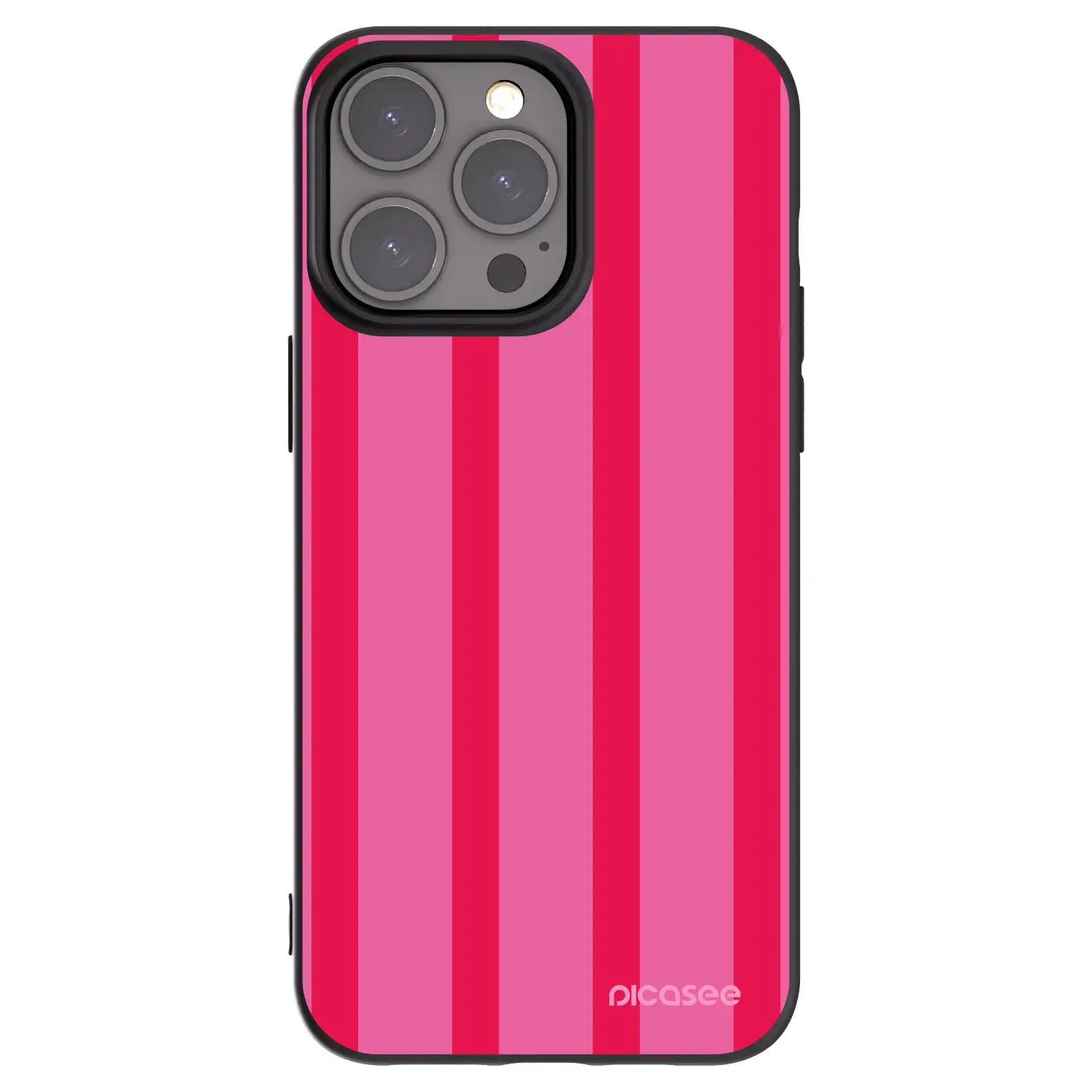 Silikonový černý obal pro Apple iPhone 15 Pro Max - Hot tropic