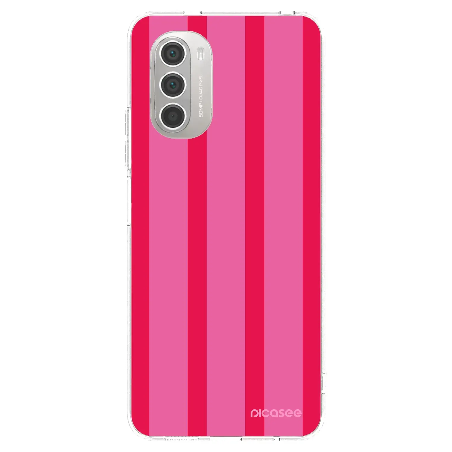 Silikonový průhledný obal pro Motorola Moto G51 - Hot tropic