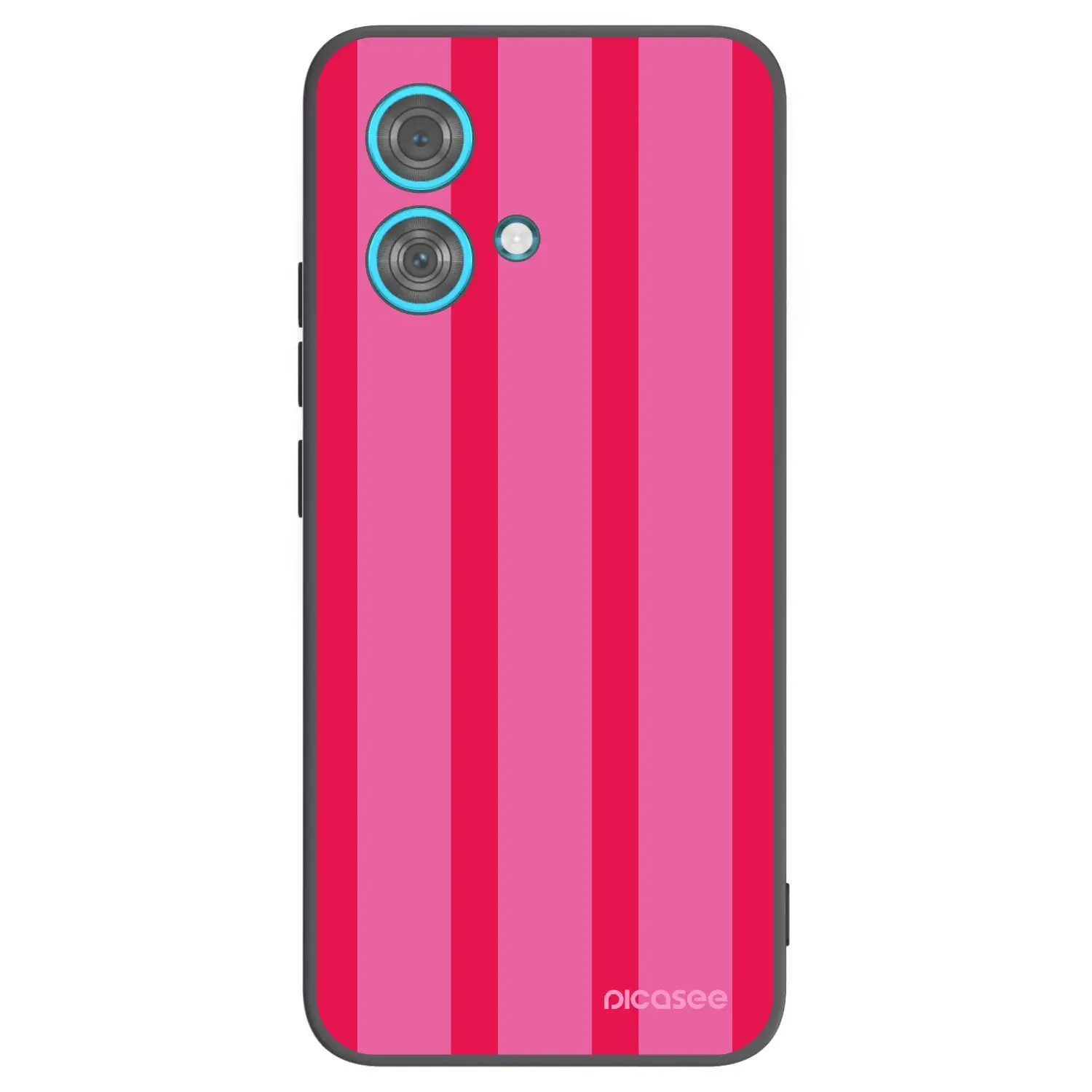 Silikonový černý obal pro Motorola Edge 40 Neo - Hot tropic