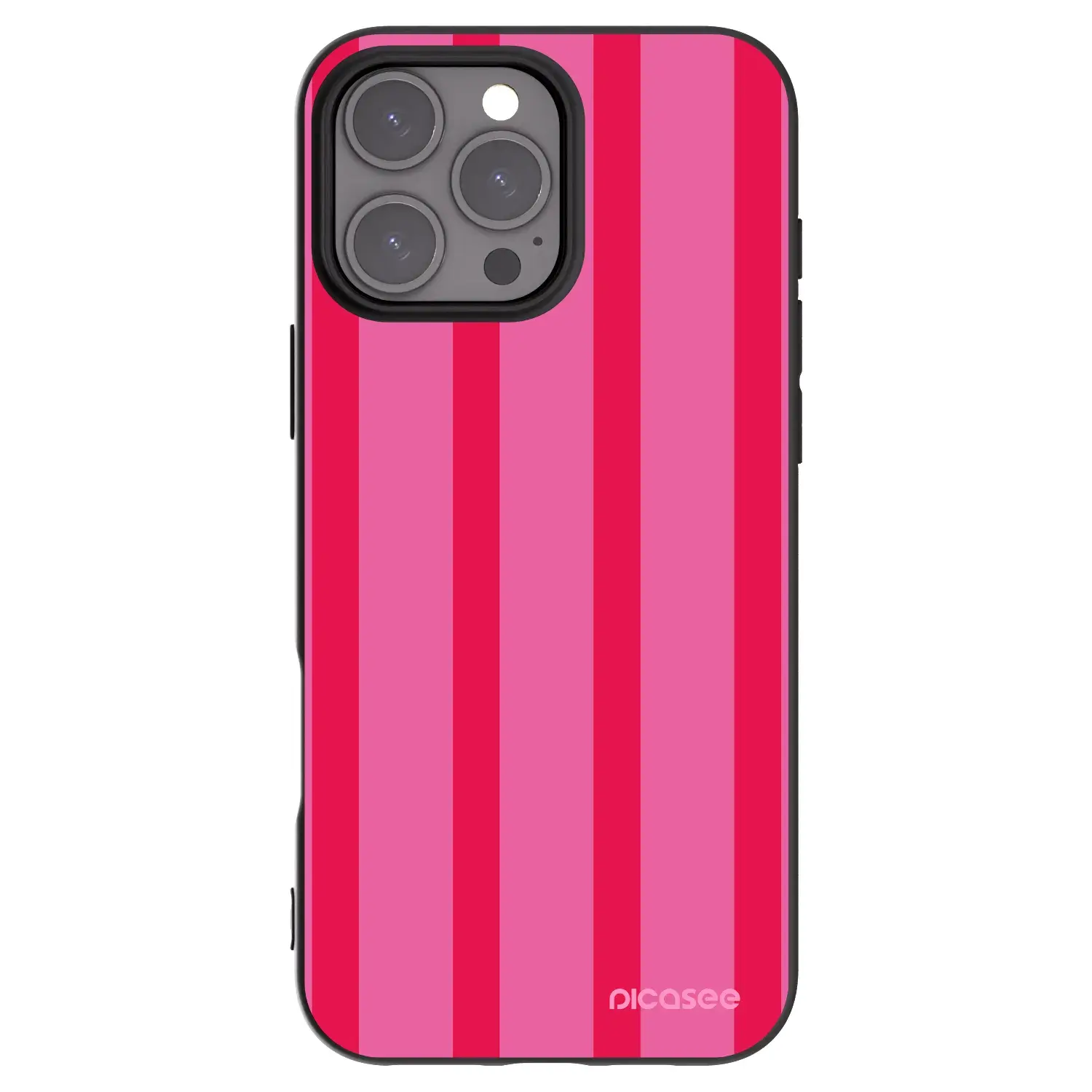 Silikonový černý obal pro Apple iPhone 16 Pro Max - Hot tropic