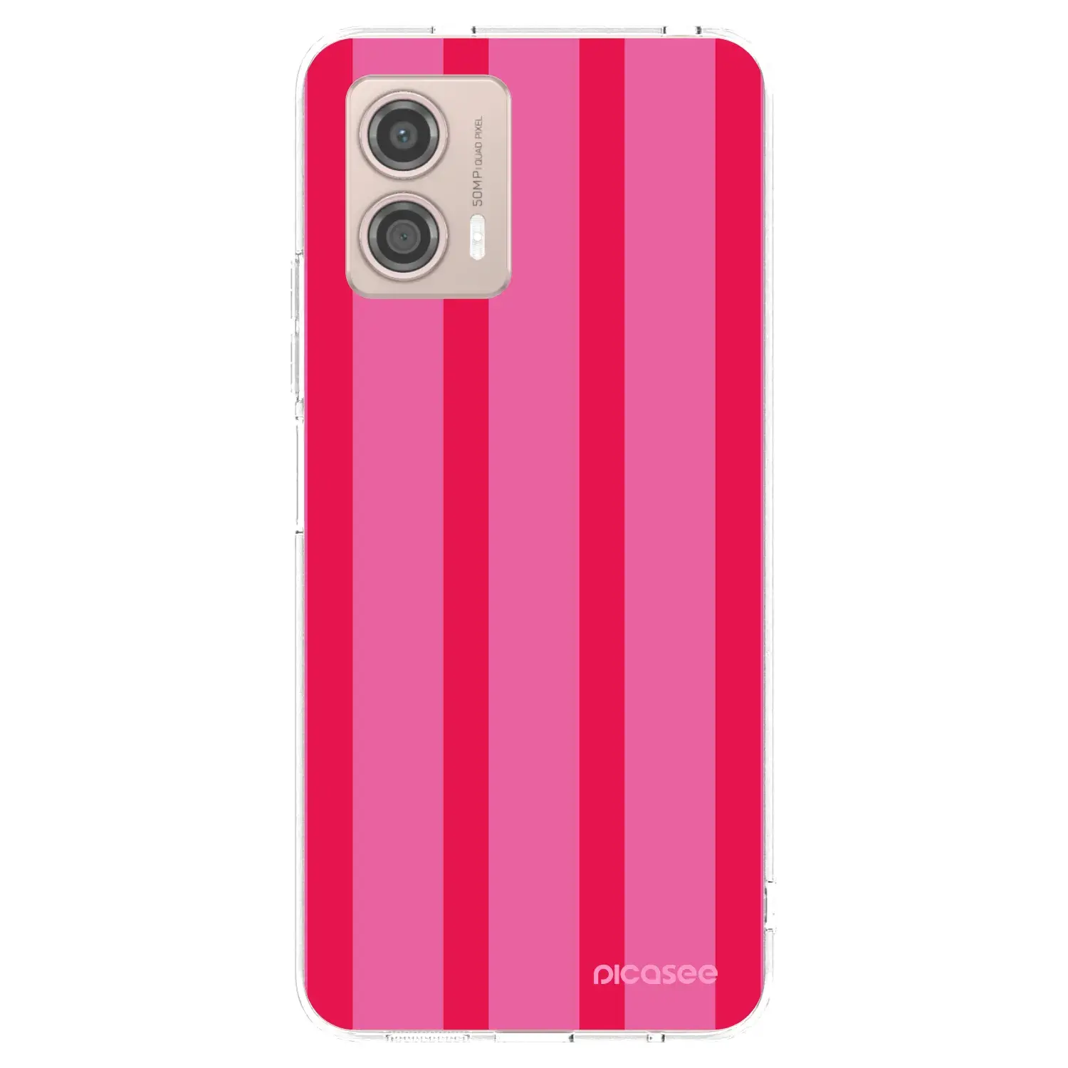 Silikonový průhledný obal pro Motorola Moto G53 5G - Hot tropic