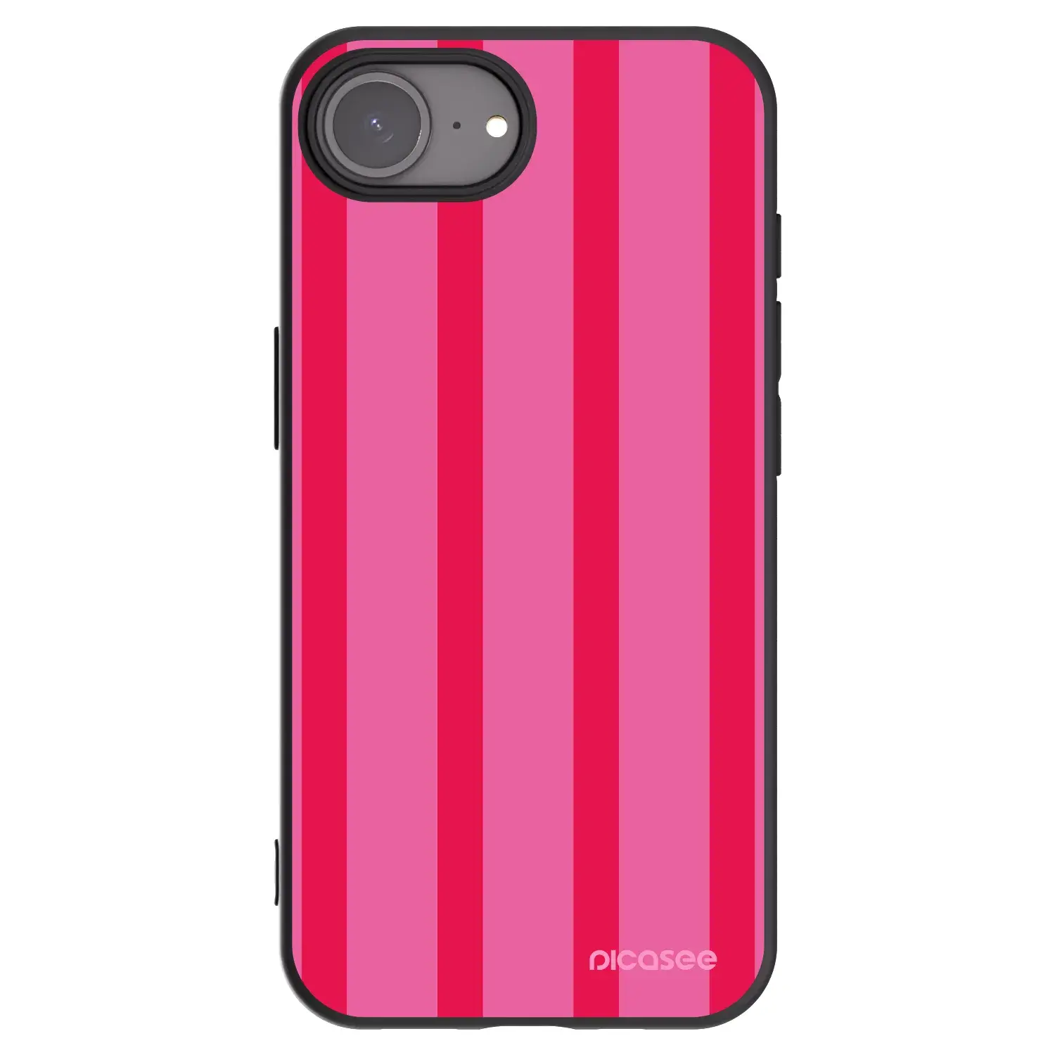Silikonový černý obal pro Apple iPhone 16e - Hot tropic