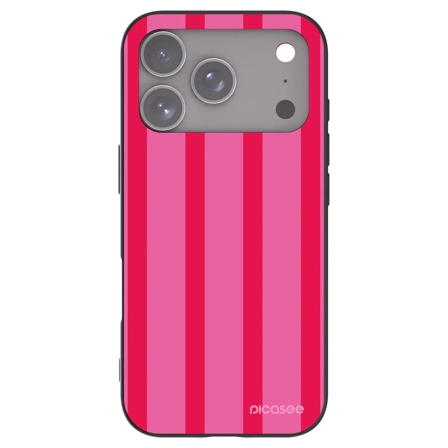 Silikonový černý obal pro Apple iPhone 17 Pro - Hot tropic