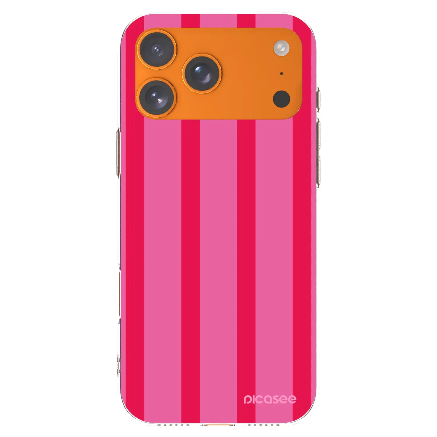 Silikonový průhledný obal pro Apple iPhone 17 Pro Max - Hot tropic