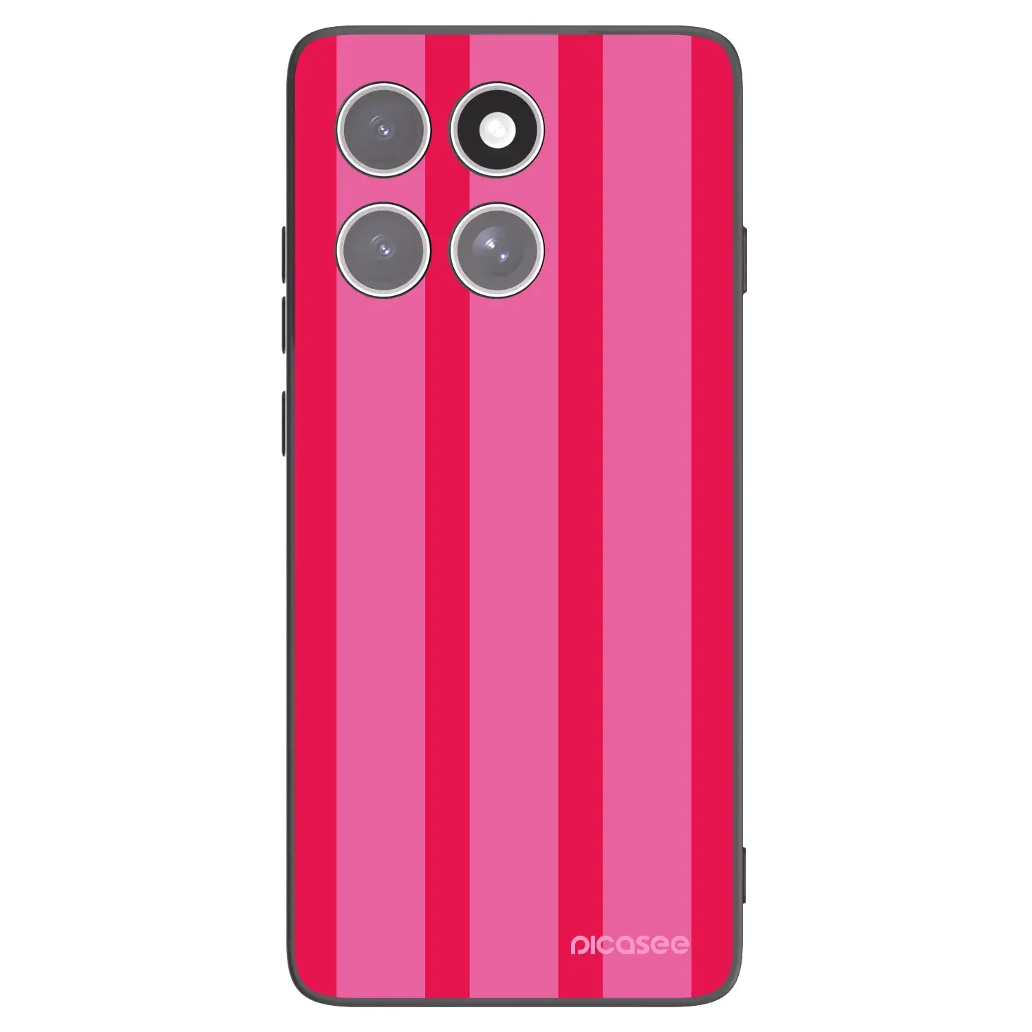 Silikonový černý obal pro Motorola Edge 60 Pro - Hot tropic