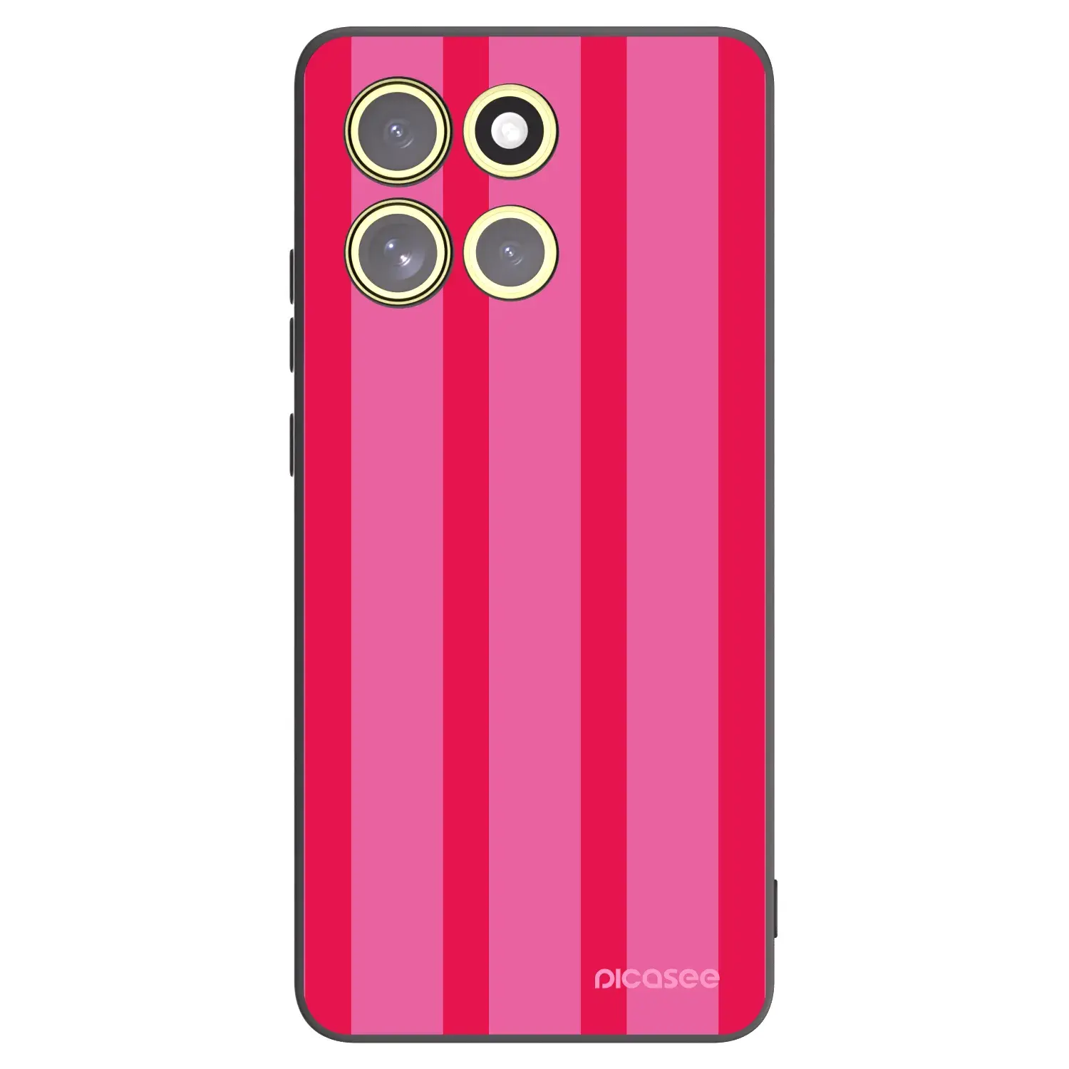 Silikonový černý obal pro Motorola Moto G86 5G - Hot tropic