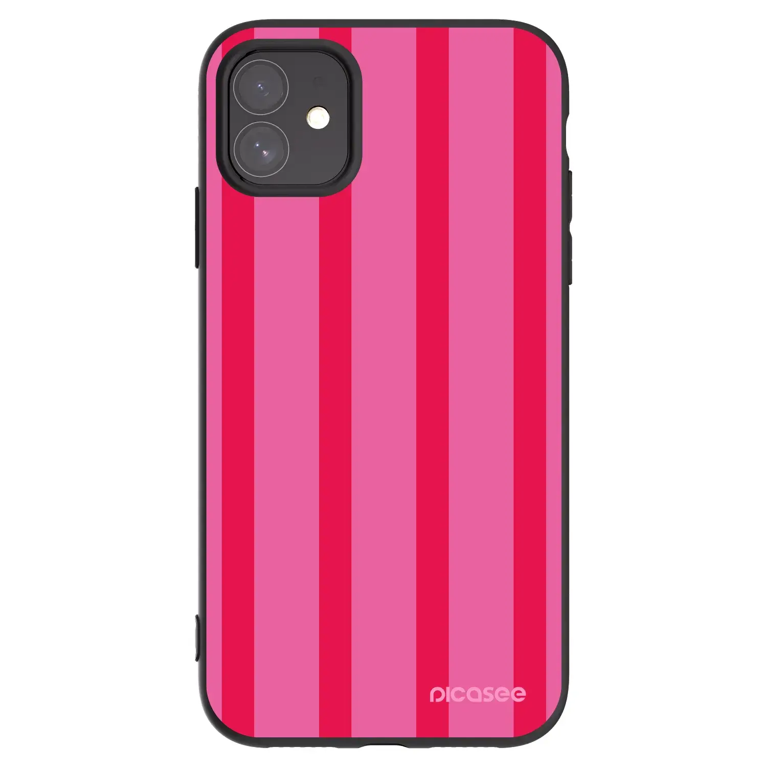 Silikonový černý obal pro Apple iPhone 11 - Hot tropic