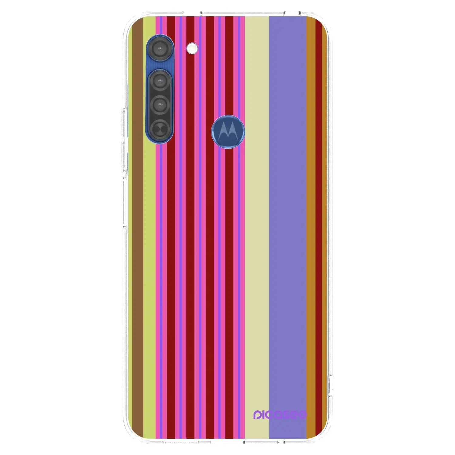 Silikonový průhledný obal pro Motorola Moto G8 - Late checkout