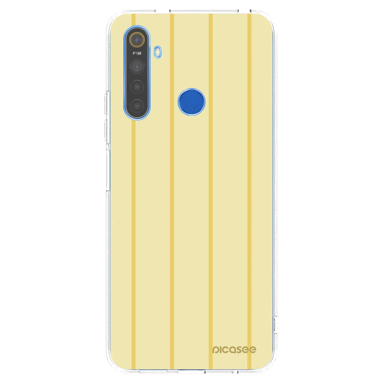 Silikonový průhledný obal pro Realme 5 - Liquid sunshine