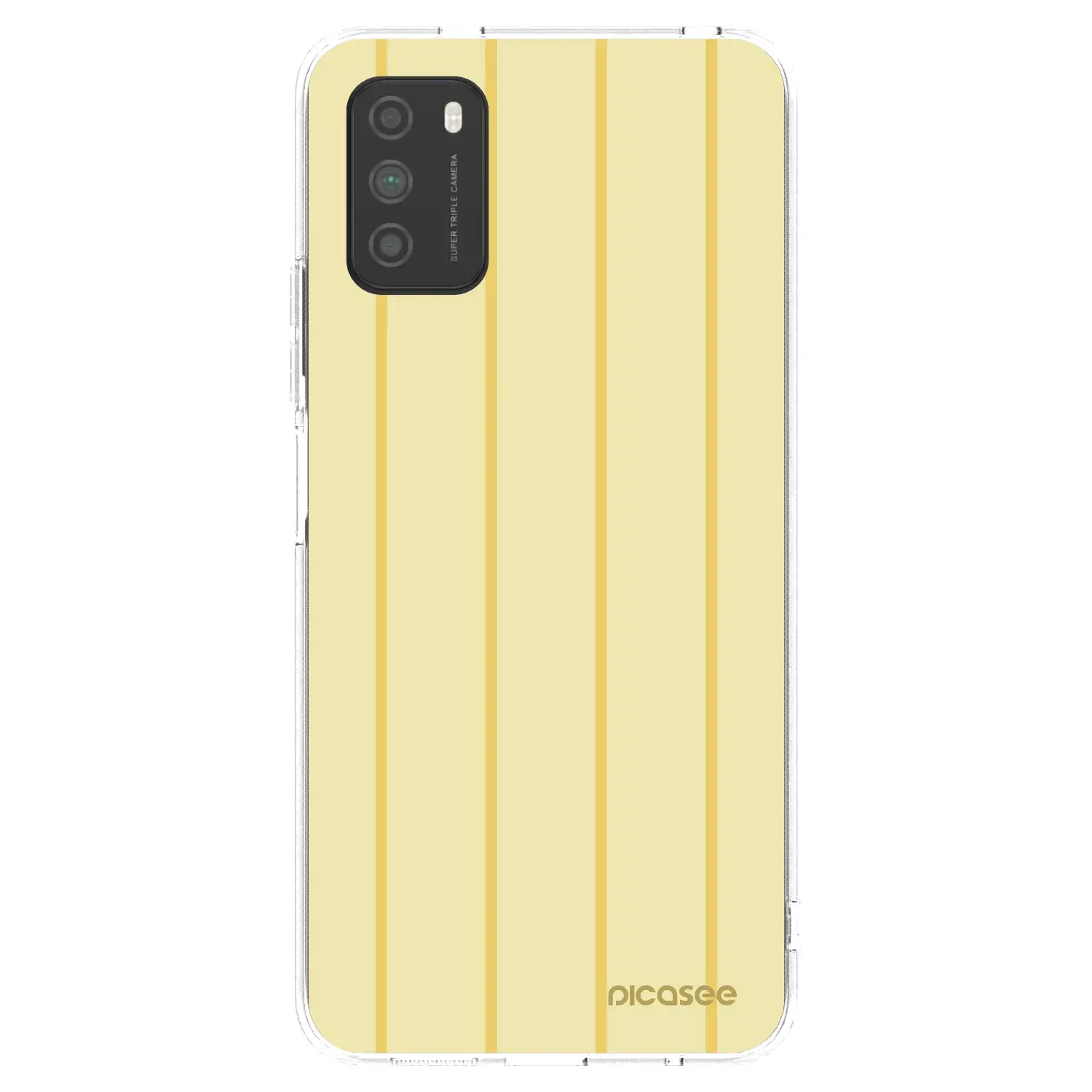 Silikonový průhledný obal pro Xiaomi Poco M3 - Liquid sunshine