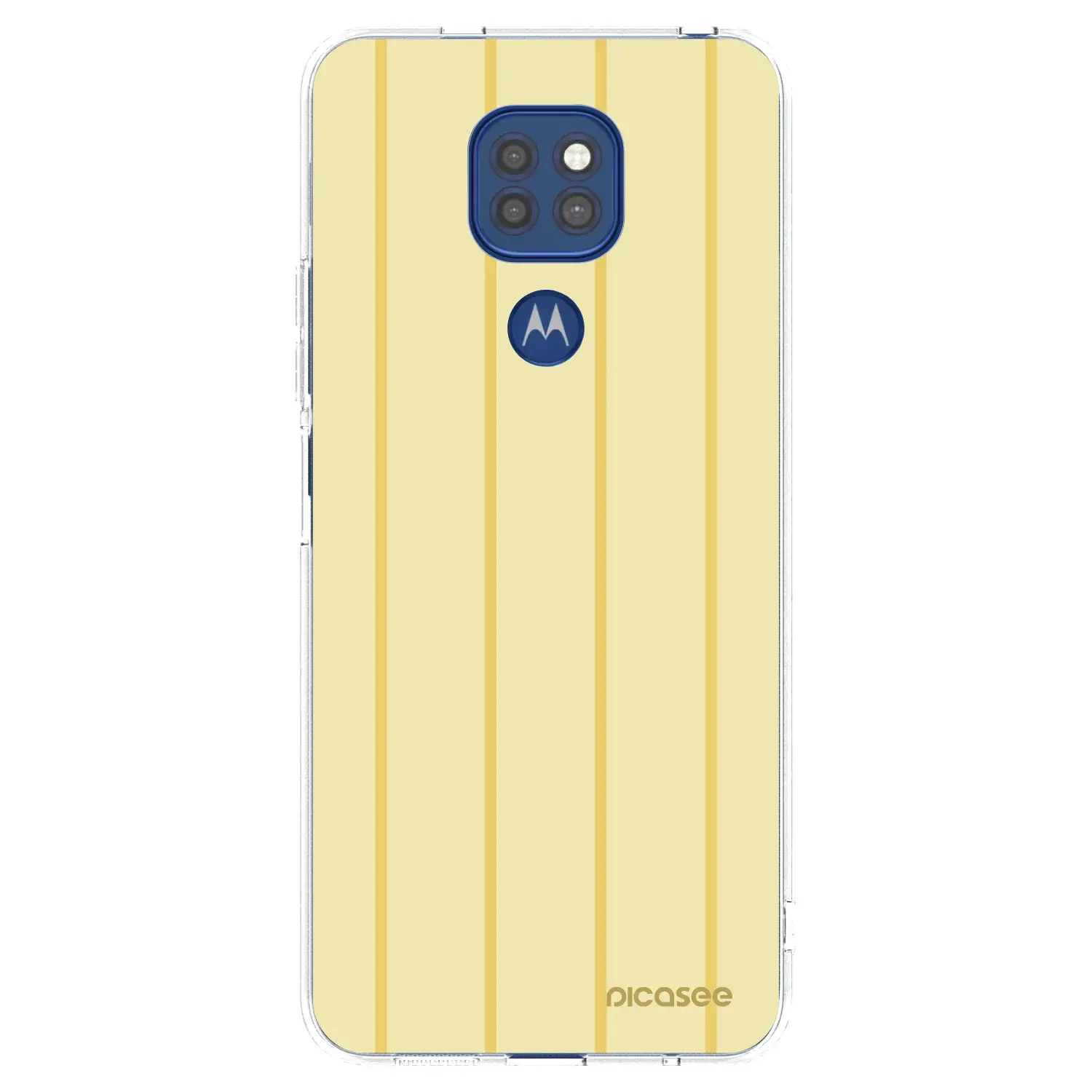 Silikonový průhledný obal pro Motorola Moto G9 Play - Liquid sunshine