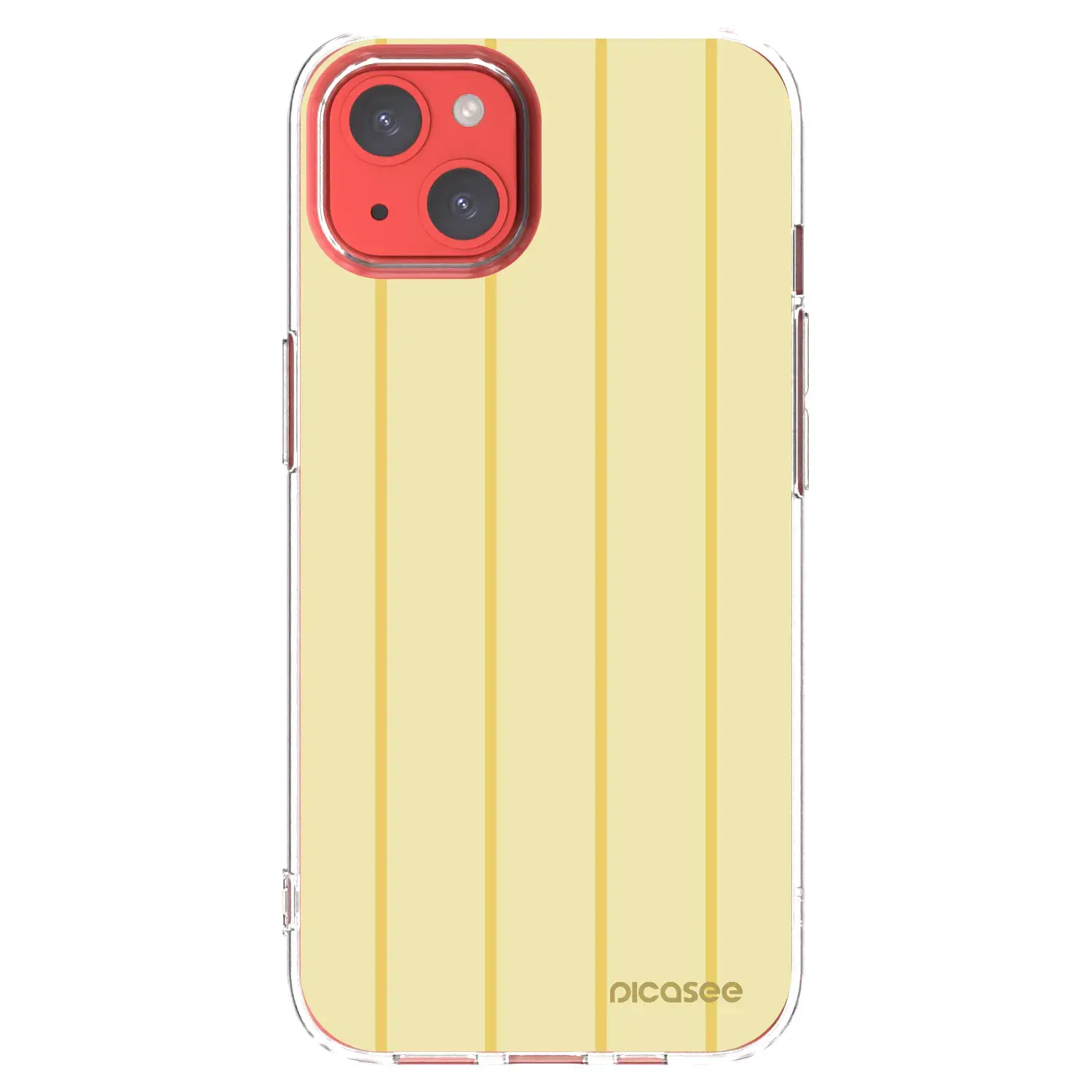 Silikonový průhledný obal pro Apple iPhone 13 - Liquid sunshine