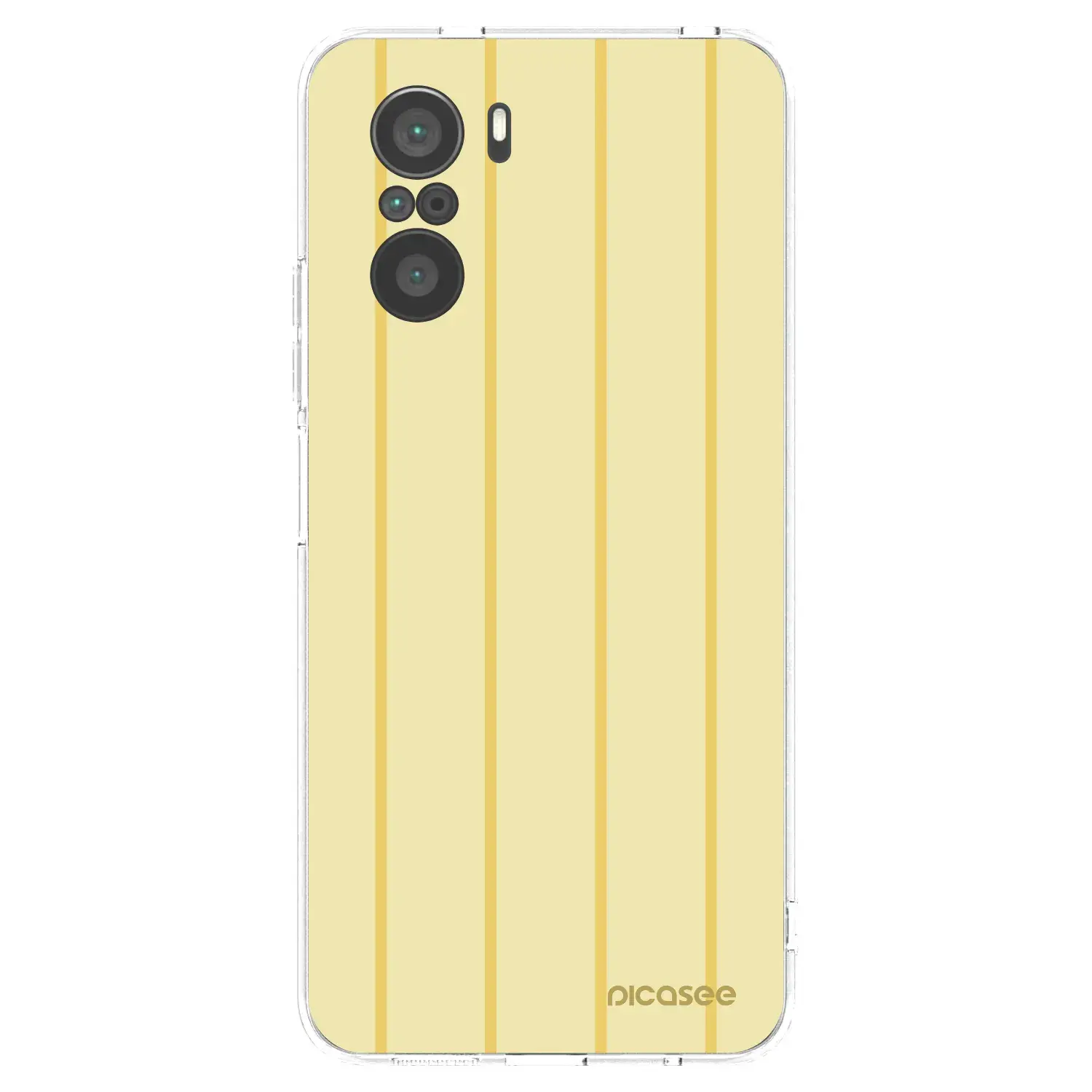 Silikonový průhledný obal pro Xiaomi Poco F3 - Liquid sunshine