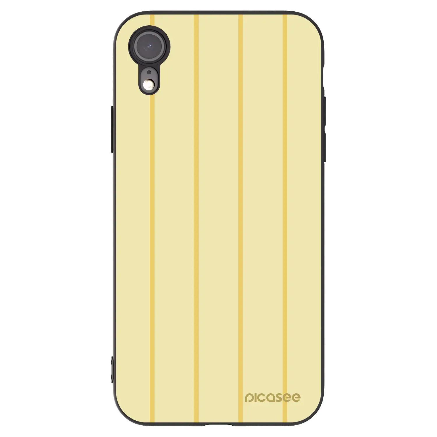 Silikonový černý obal pro Apple iPhone XR - Liquid sunshine