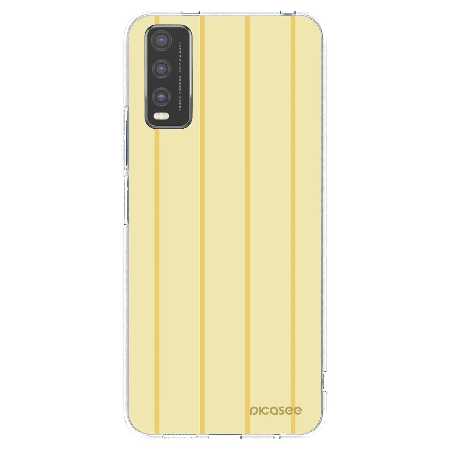 Silikonový průhledný obal pro Vivo Y20s - Liquid sunshine