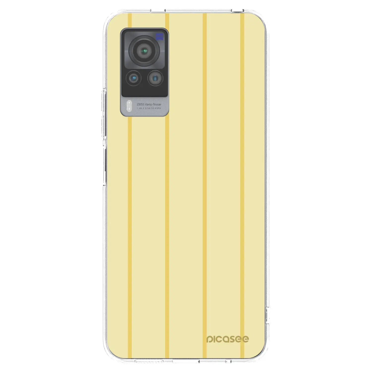Silikonový průhledný obal pro Vivo X60 Pro 5G - Liquid sunshine
