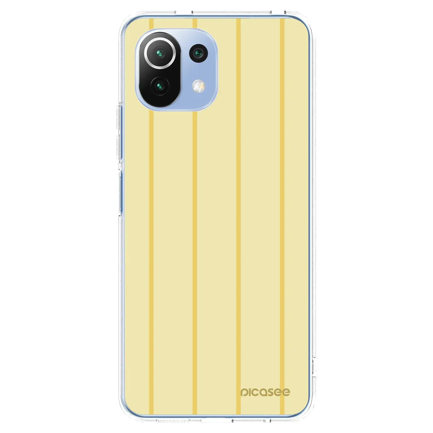 Silikonový průhledný obal pro Xiaomi 11 Lite 5G NE - Liquid sunshine