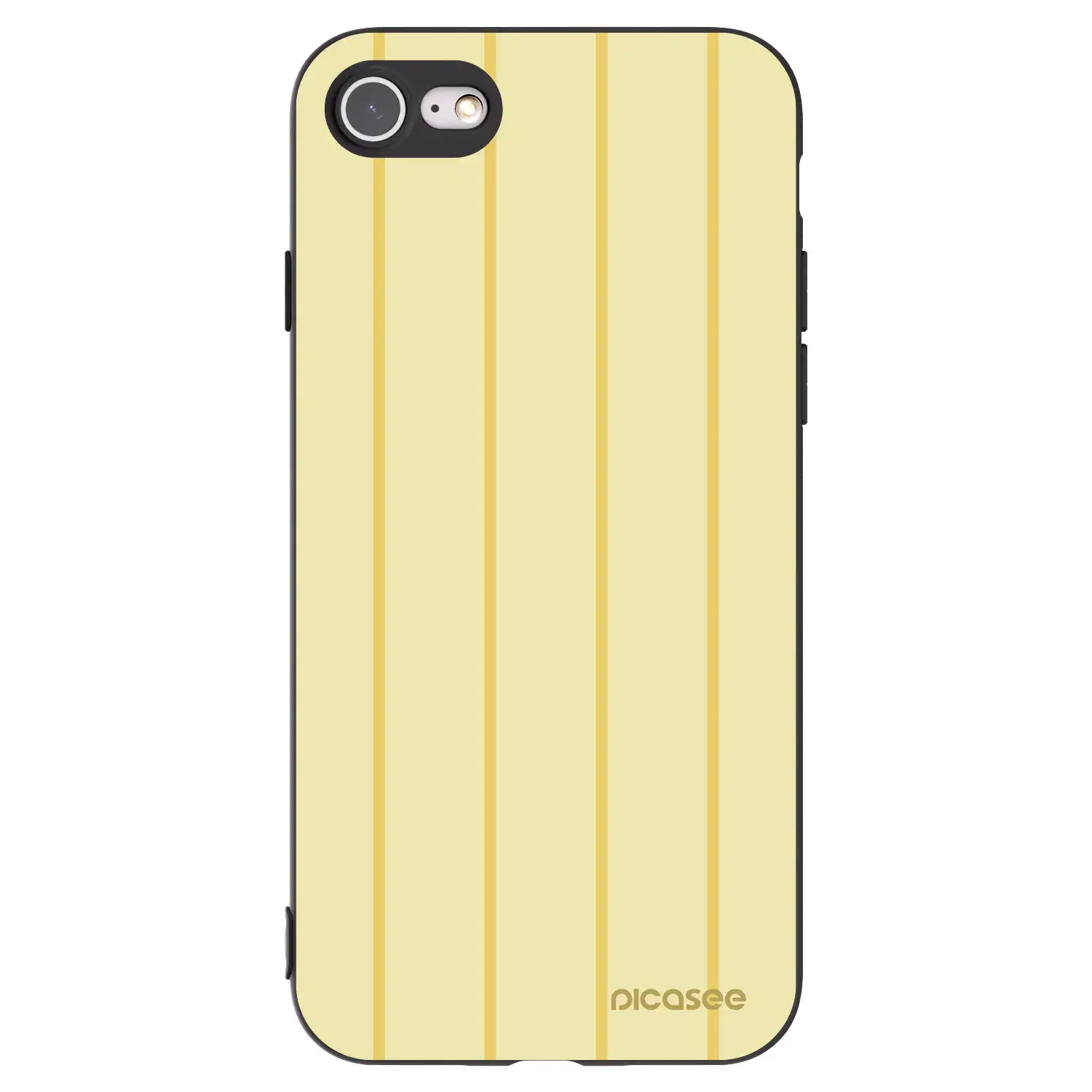Silikonový černý obal pro Apple iPhone SE 2022 - Liquid sunshine