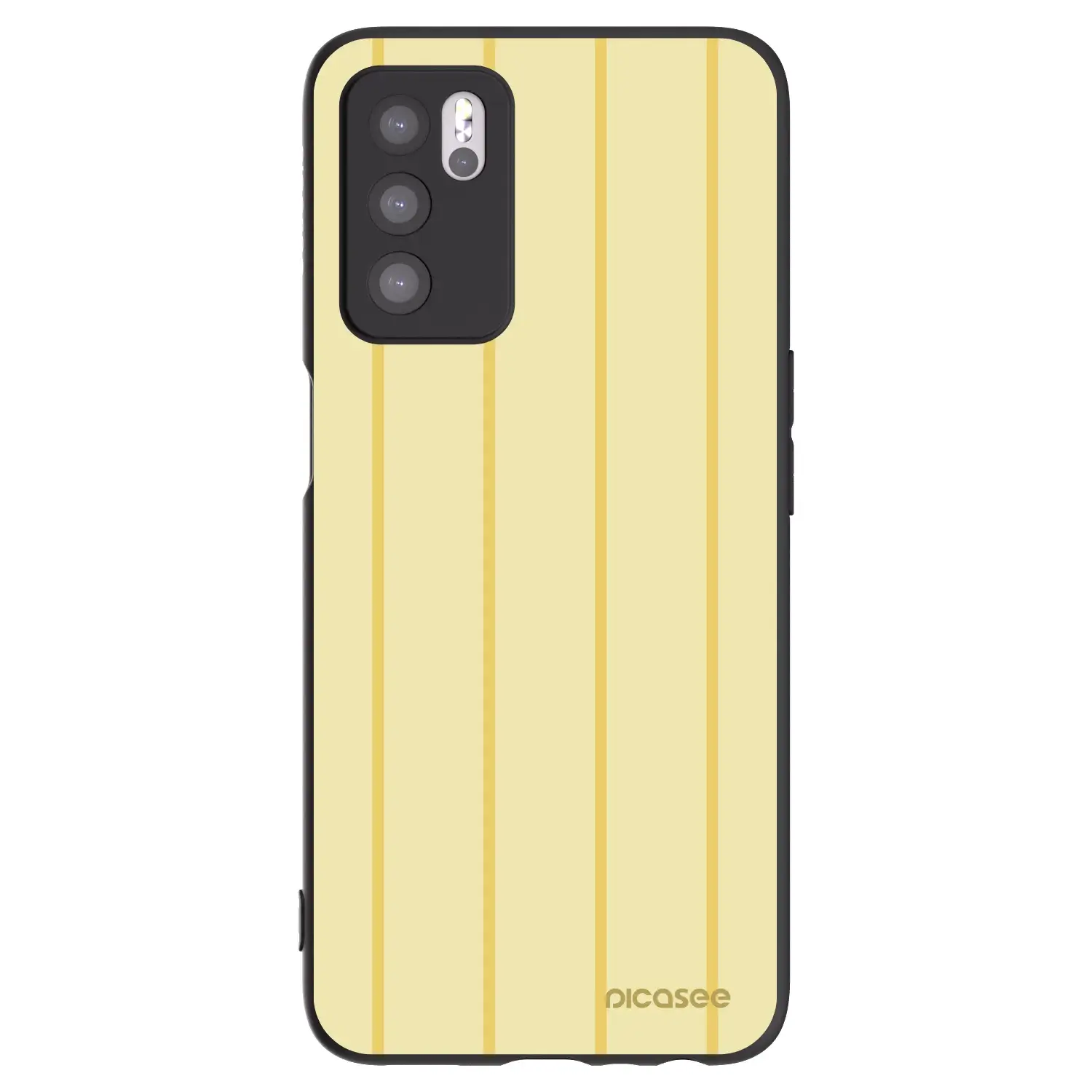 Silikonový černý obal pro OPPO A16 - Liquid sunshine