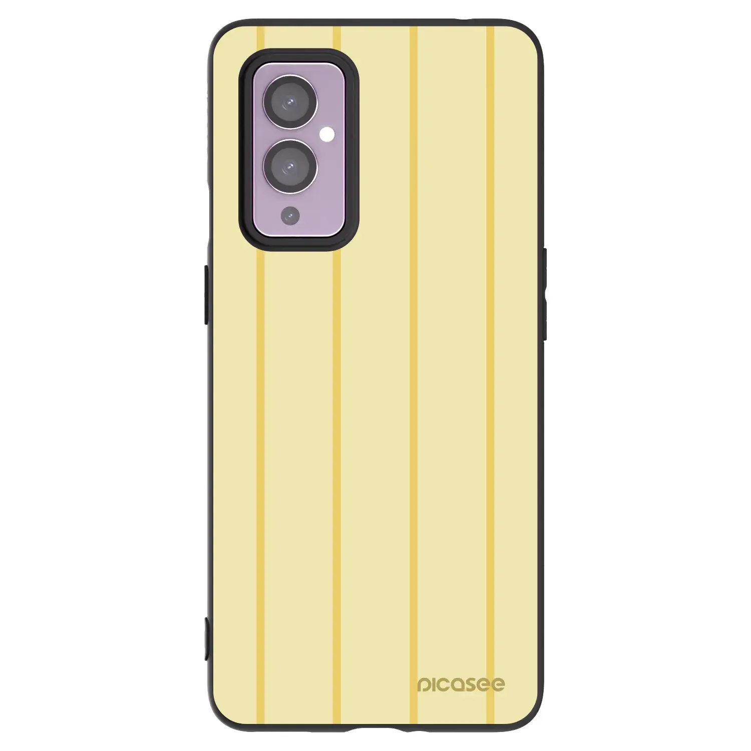 Silikonový černý obal pro OnePlus 9 - Liquid sunshine