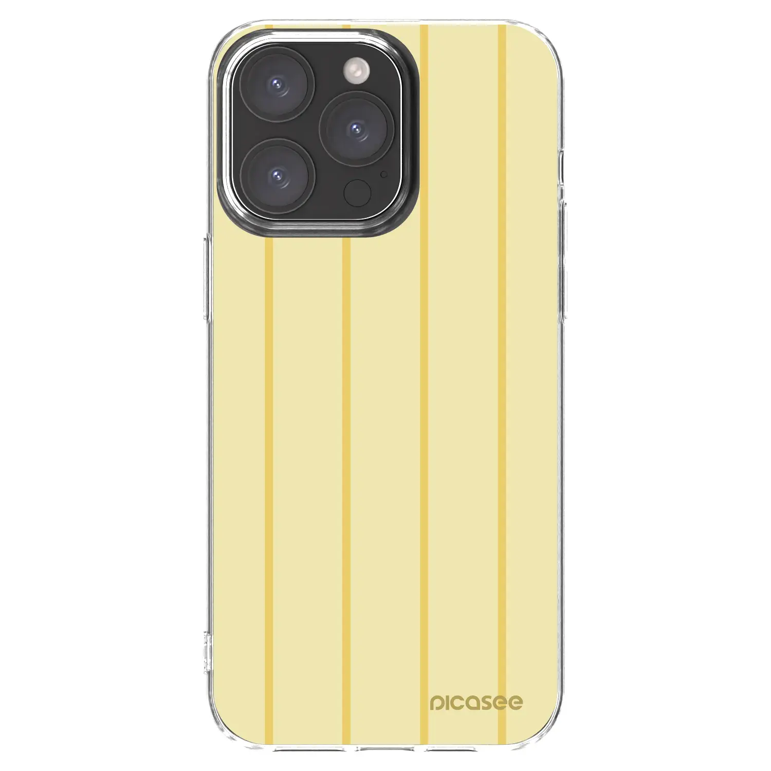 Silikonový průhledný obal pro Apple iPhone 15 Pro Max - Liquid sunshine