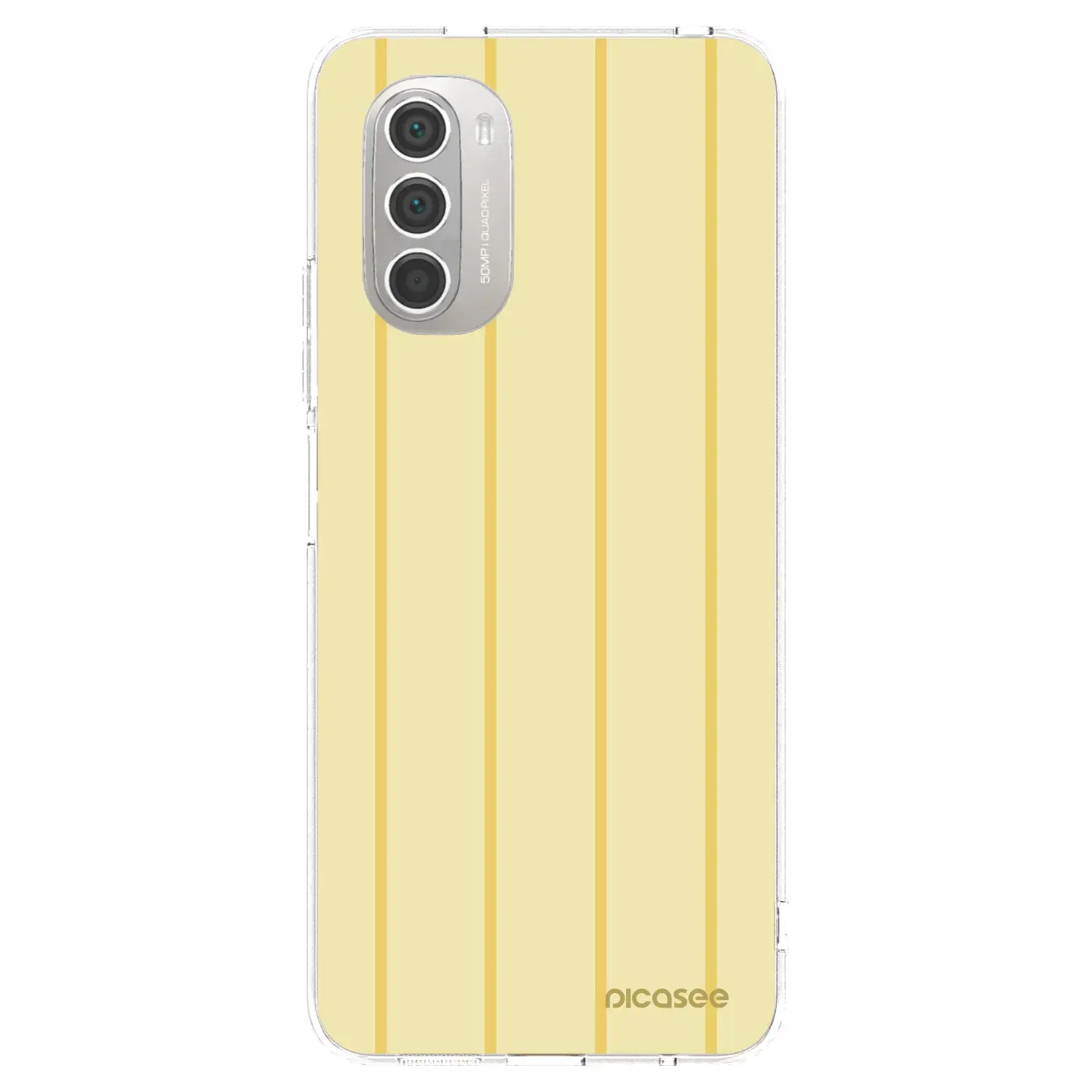 Silikonový průhledný obal pro Motorola Moto G51 - Liquid sunshine